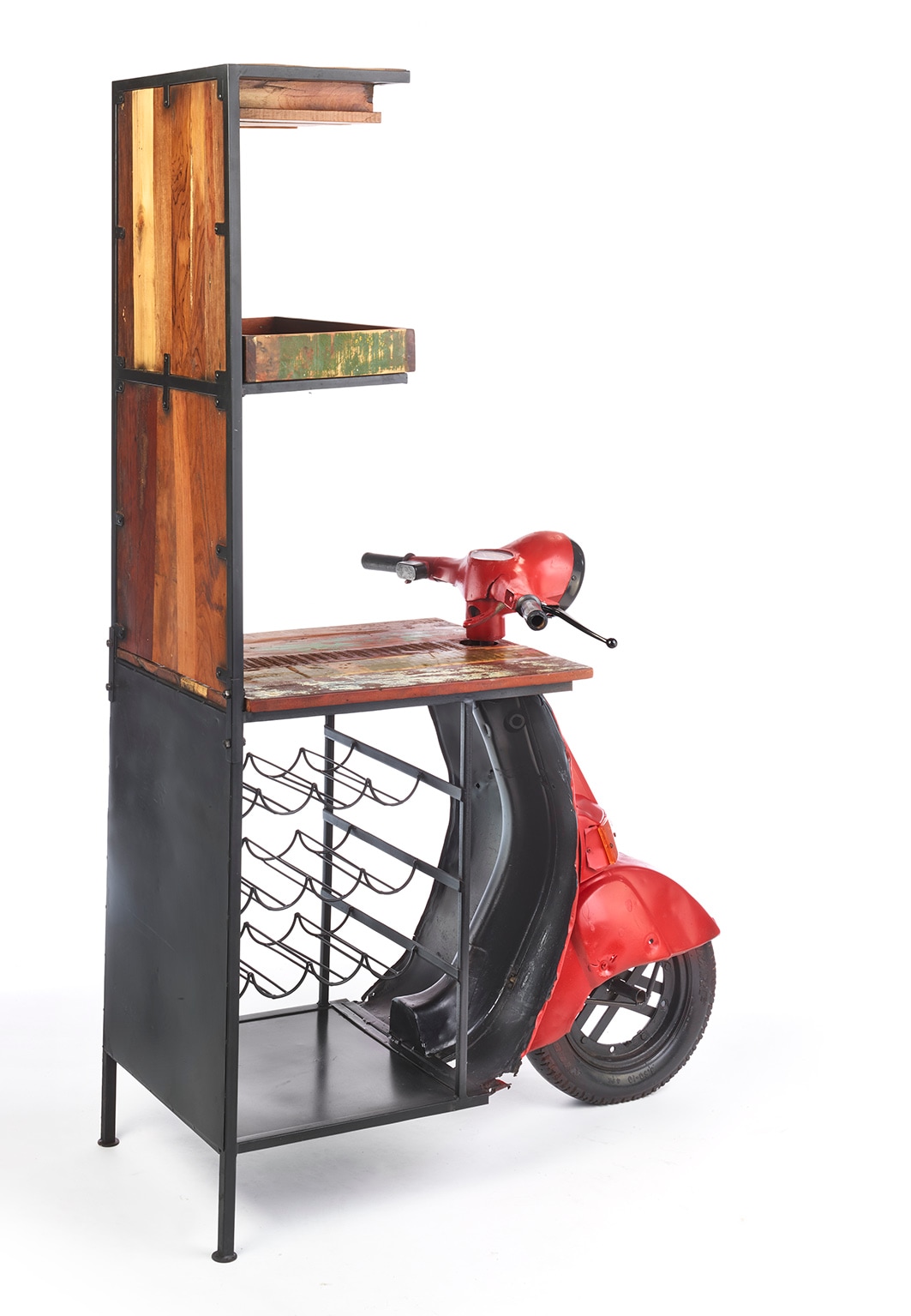 locker Dekoobjekt »Regal SCOOTER ROSSO im Vintagestil«