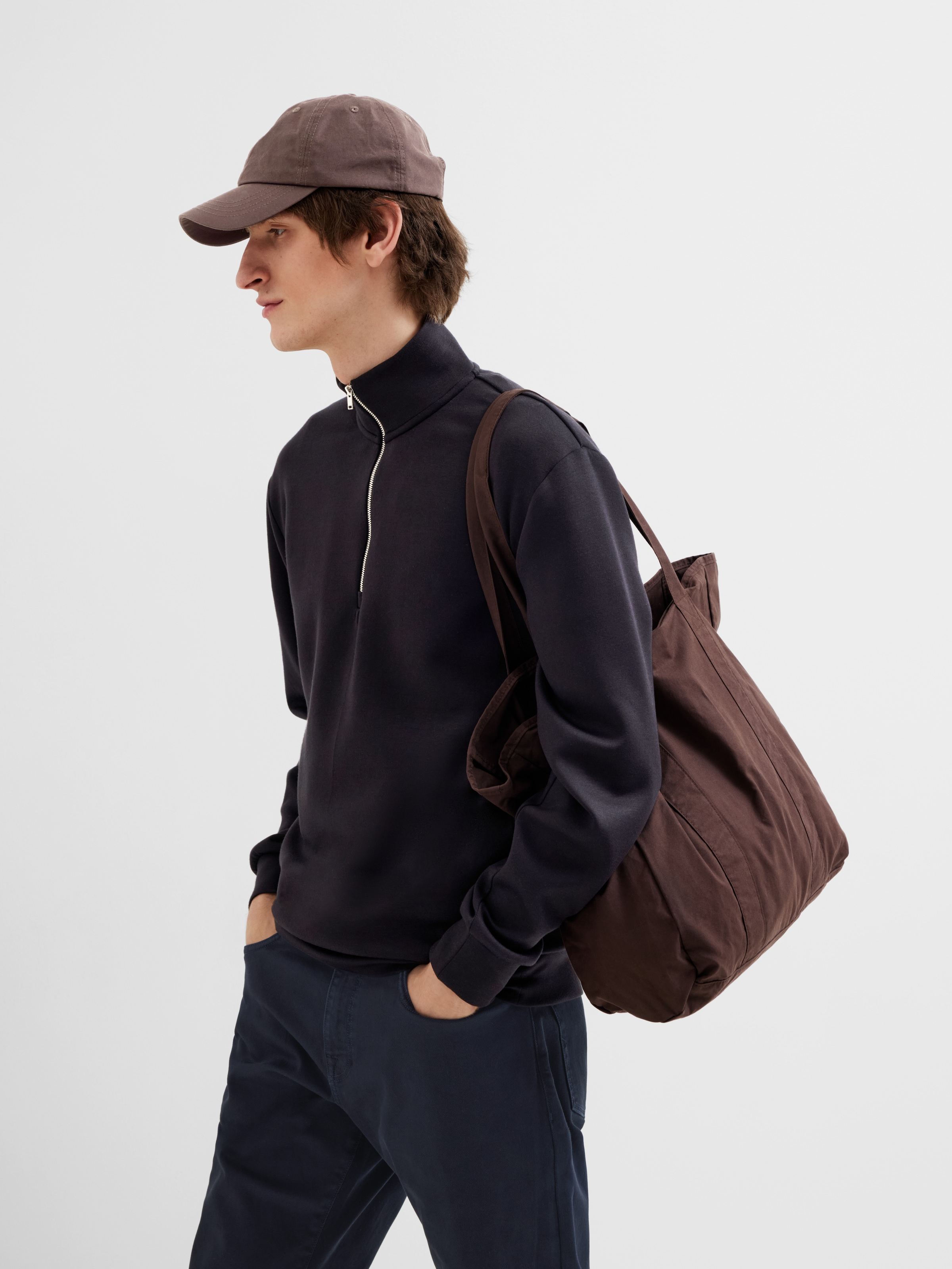 SELECTED Sweatshirt »SLHEMANUEL SOFT ZIP HIGH NECK SWEAT NOOS«
