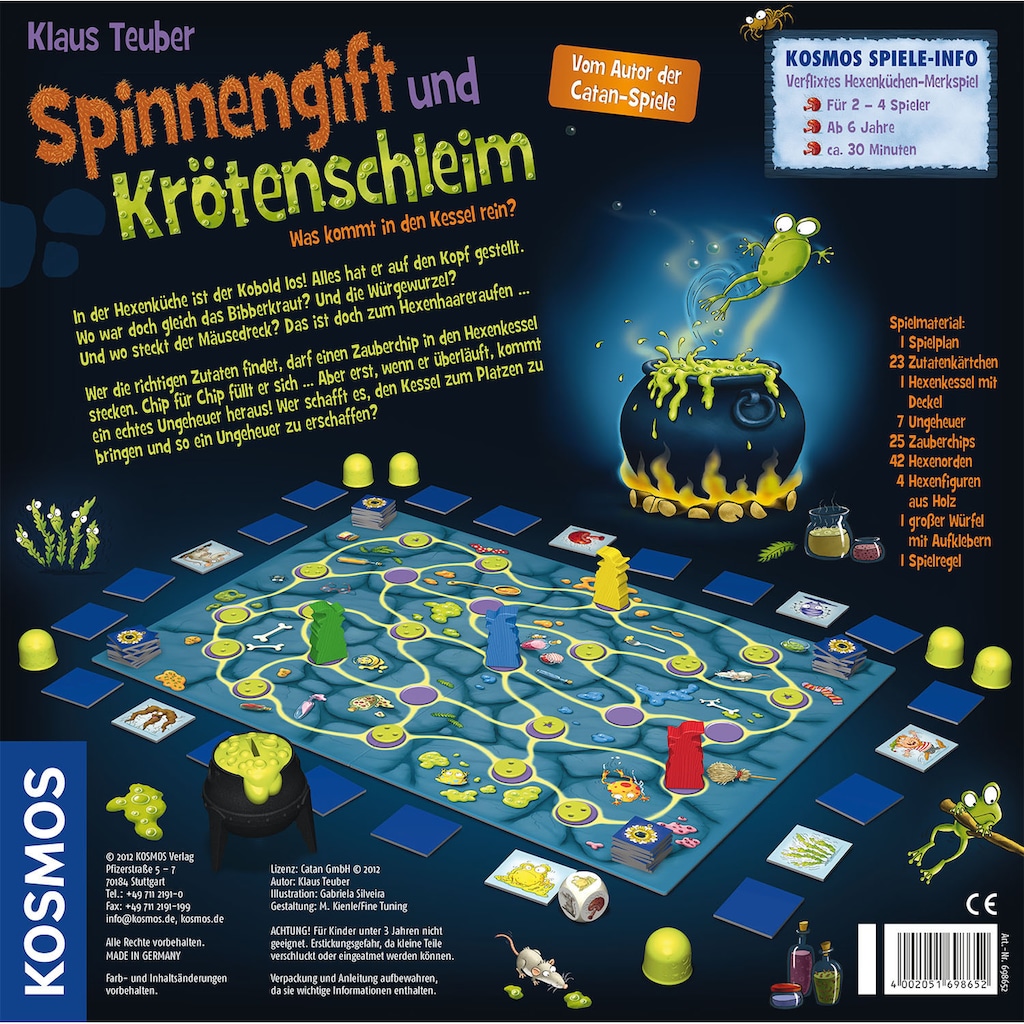 Kosmos Spiel »Spinnengift und Krötenschleim«