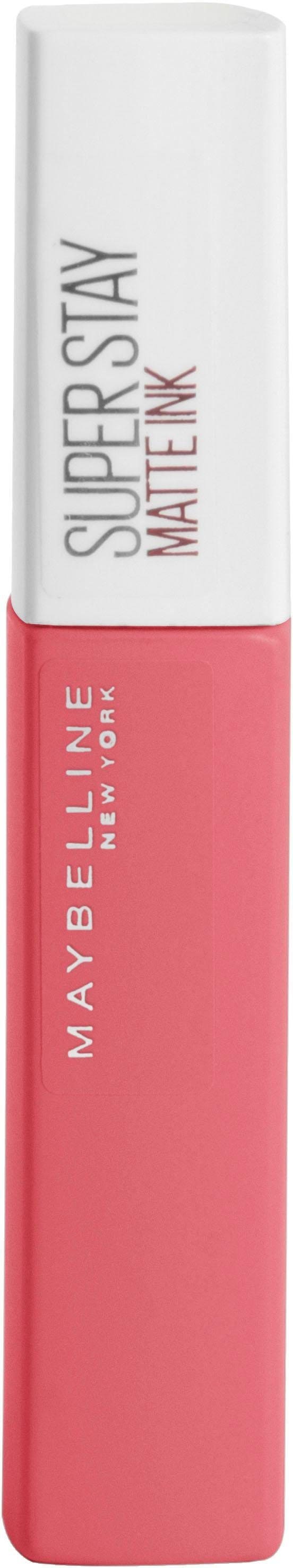 MAYBELLINE NEW YORK Lippenstift »Super Stay Matte Ink Pinks«, mit natürlichen Inhaltstoffen
