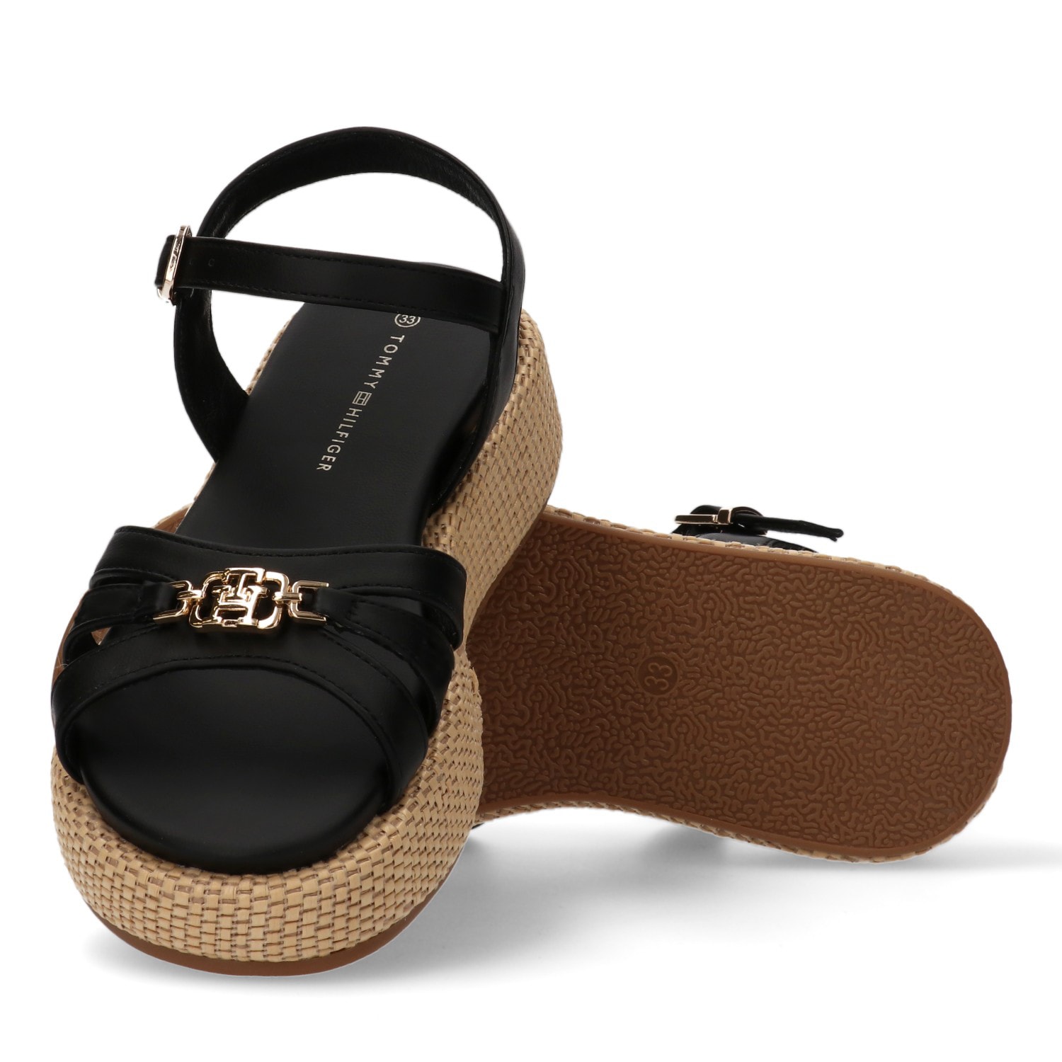 Tommy Hilfiger Sandale  , Plateau, Sommerschuh, Wedge Sandale mit Schnallenverschluss