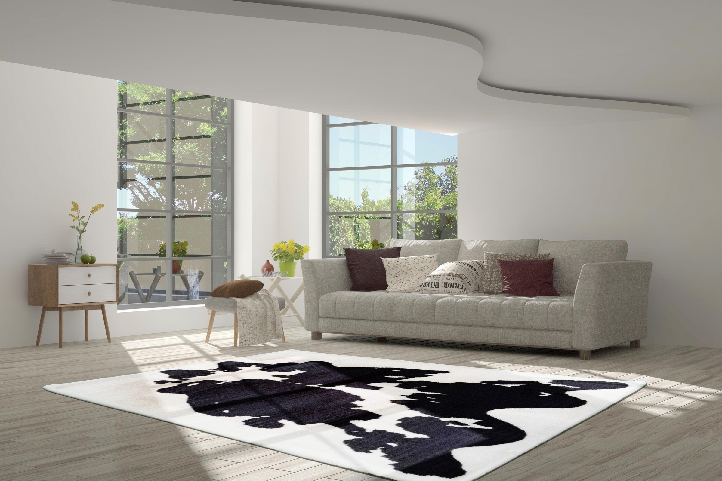 calo-deluxe Hochflor-Teppich »Vogesen 500«, rechteckig, 30 mm Höhe, weiche Haptik, Wohnzimmer