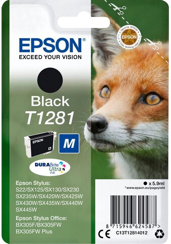 Epson Tintenpatrone »T1281, C13T12814012«, original Druckerpatrone T1281 schwarz kaufen