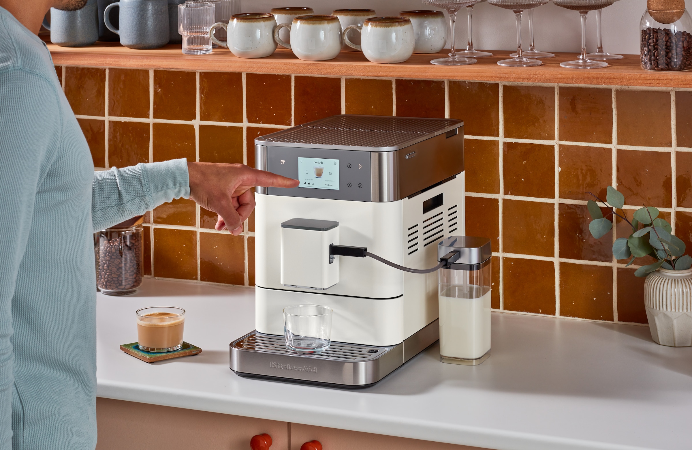 KitchenAid Kaffeevollautomat »5KES8557EPL«