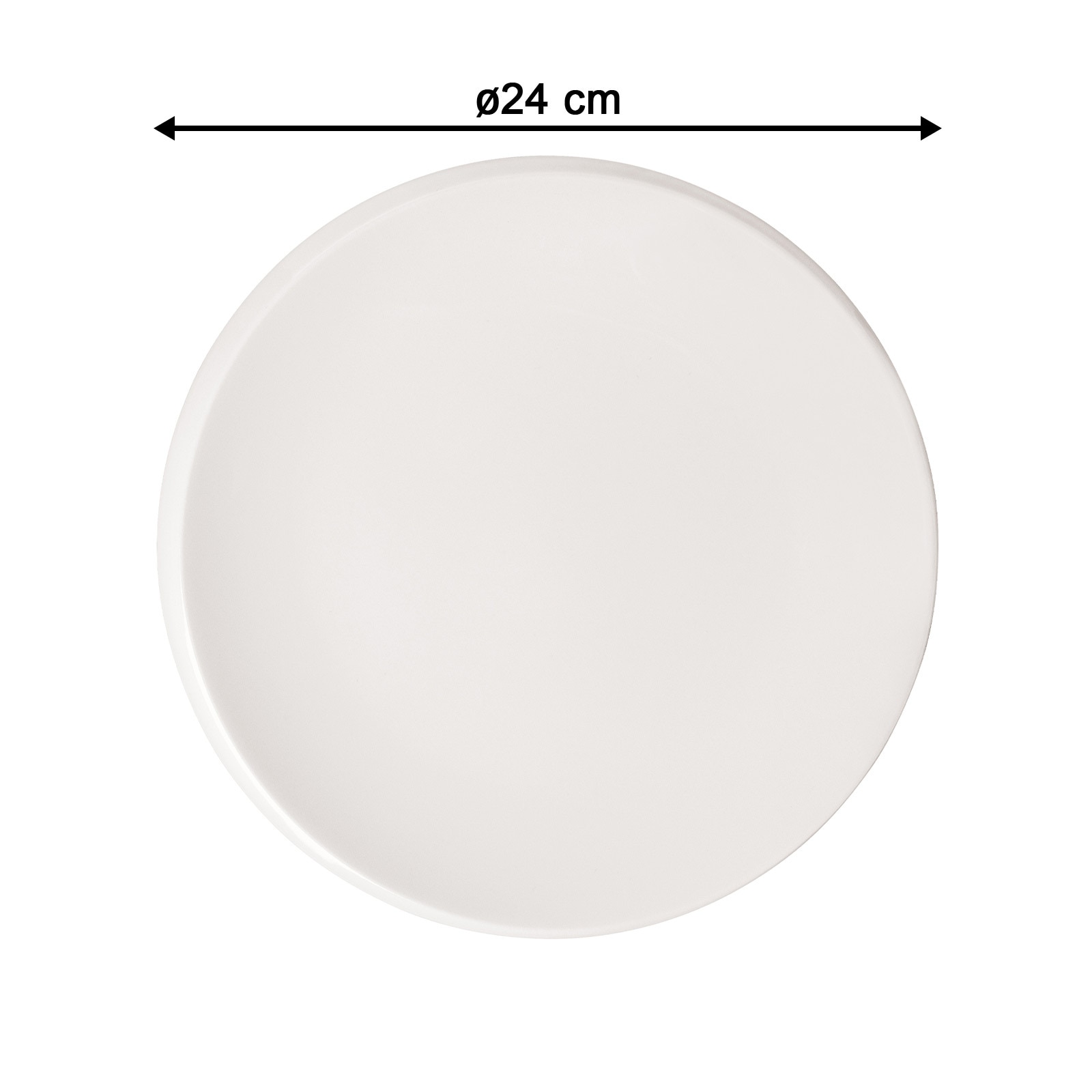 Villeroy & Boch Frühstücksteller »Frühstücksteller NewMoon ø 24 cm 6er Set weiß«