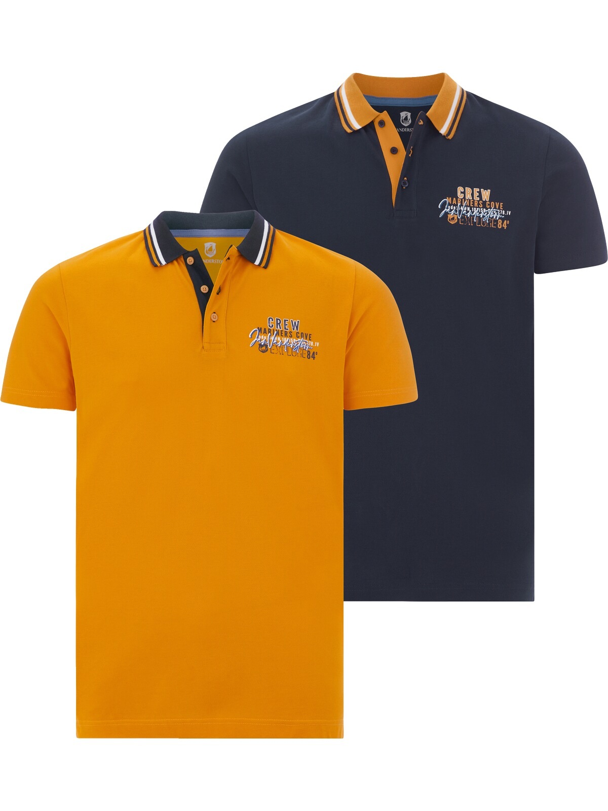 Jan Vanderstorm Poloshirt »Doppelpack Poloshirt TEOFIL«
