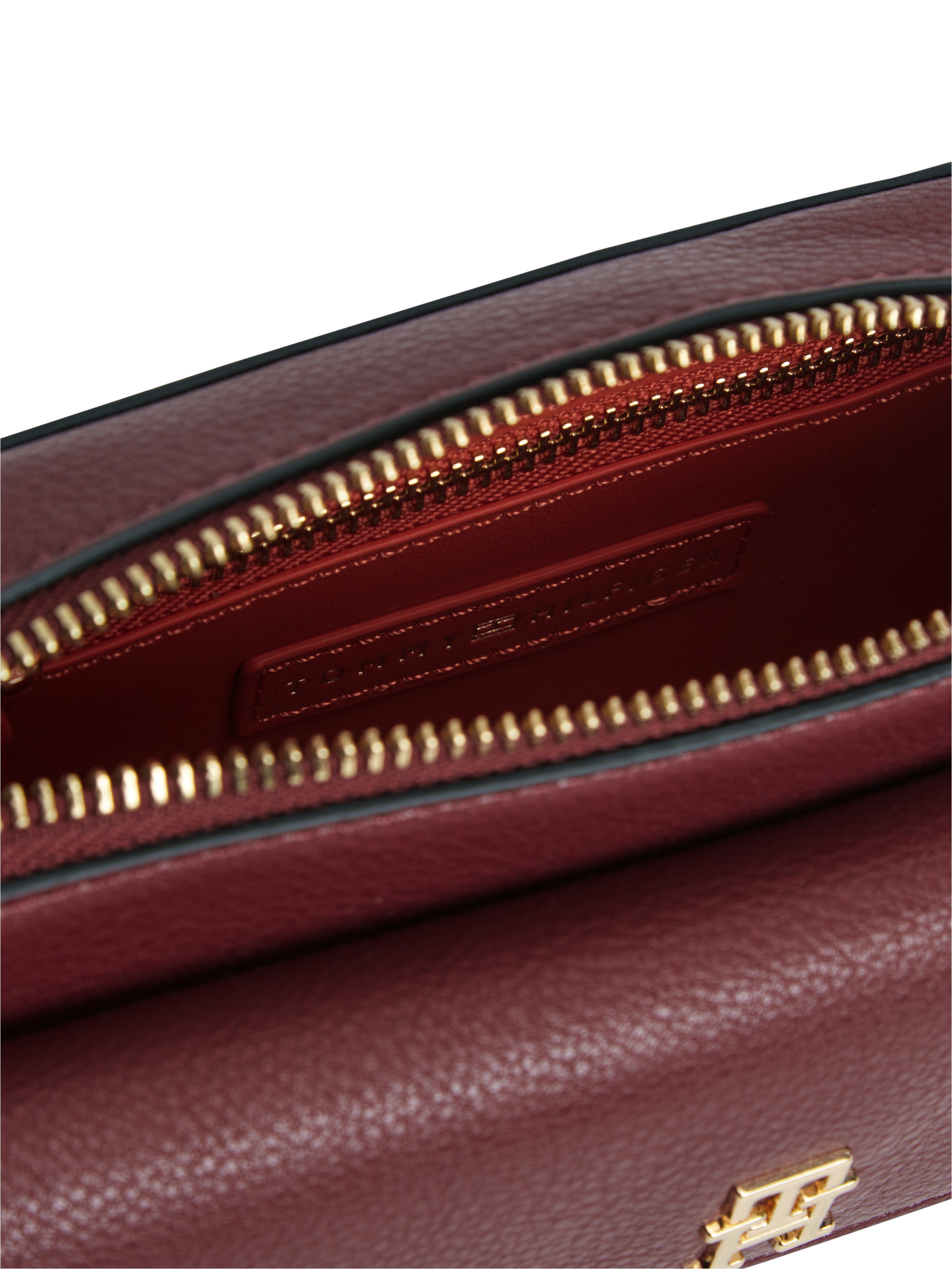Tommy Hilfiger Umhängetasche »TH ICON CAMERA BAG« Damen Clutch, Schultertasche mit goldfarbenem TH-Logo