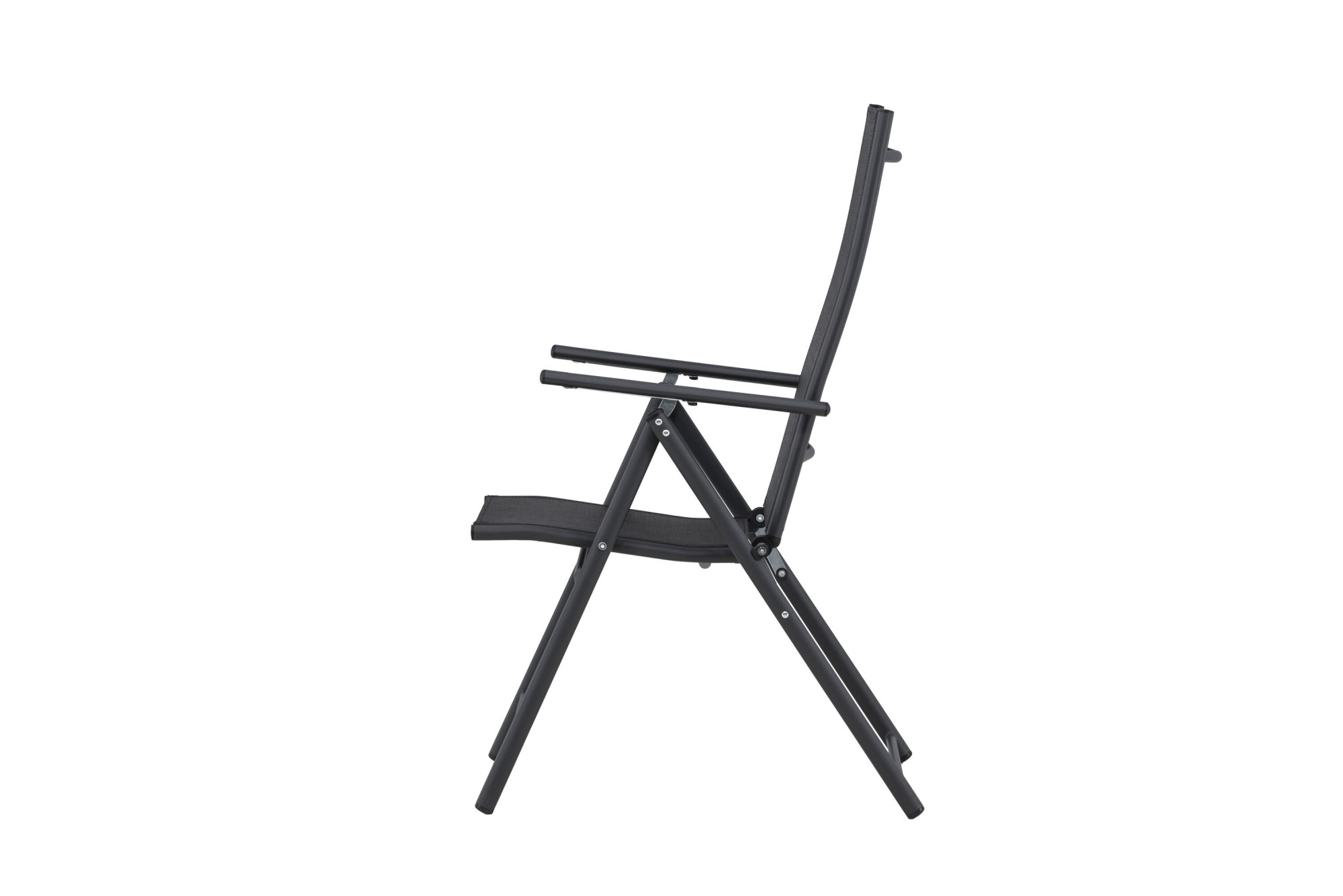 Venture Home Gartenstuhl »Levanzo, 2er-Set Gartenstühle klappbar, belastbar bis 110 kg« () Stuhlset, Stahlrahmen, Textilene-Sitz, klappbar, verstellbare Lehne