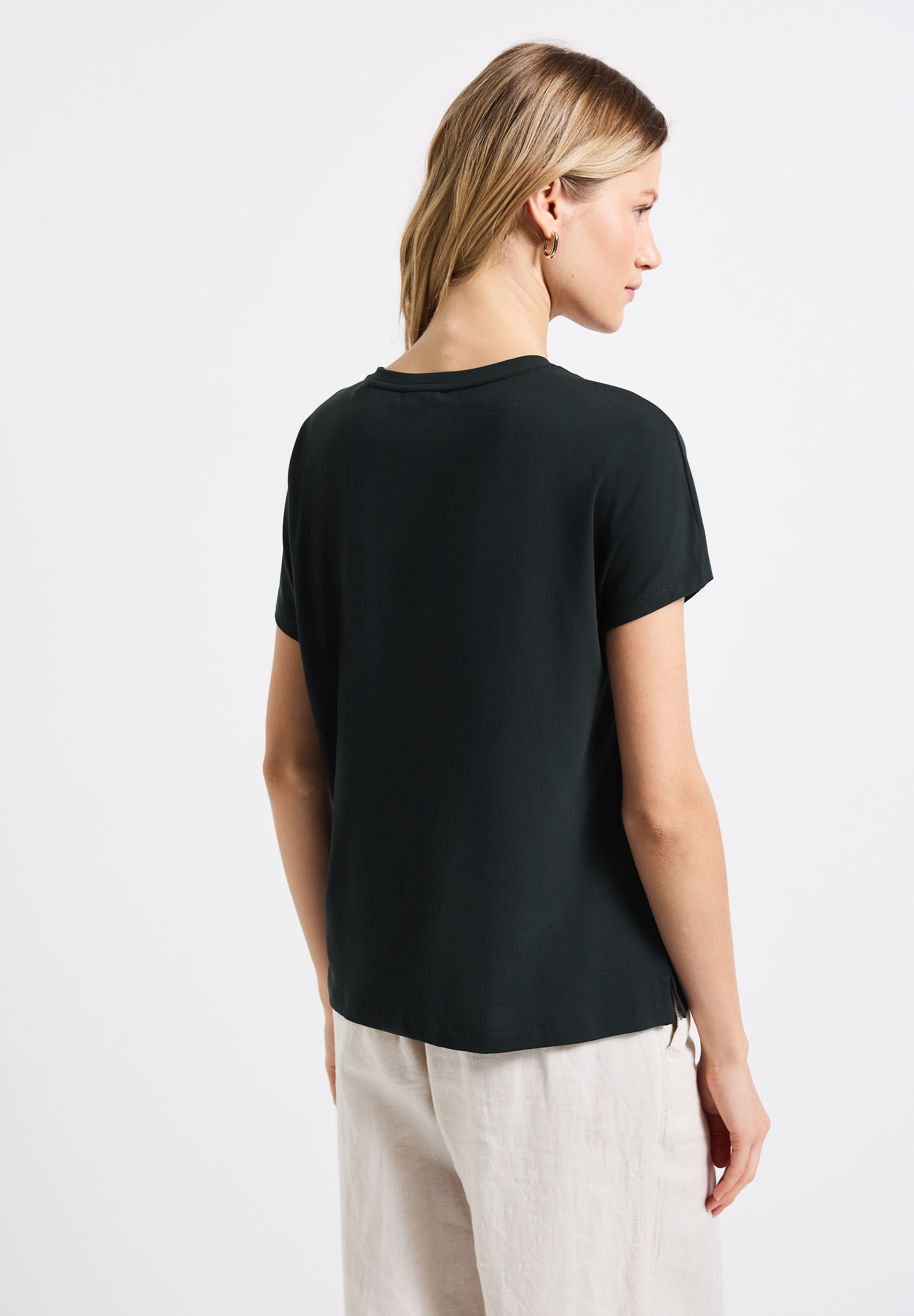 STREET ONE Shirttop »Style Crista«, mit hängenden Schultern