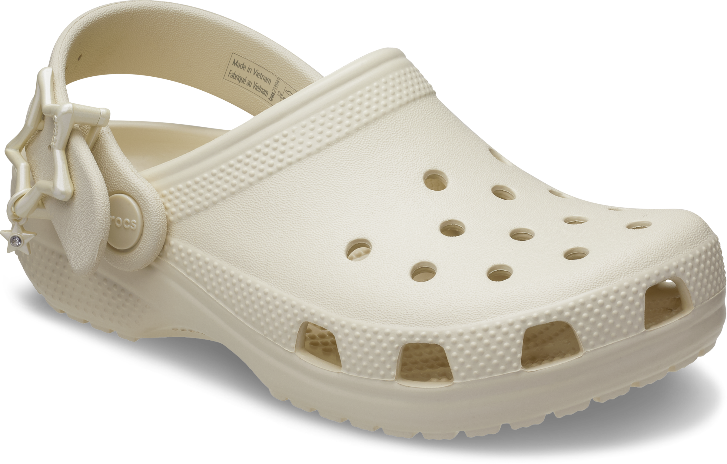 Crocs Clog »Classic Star Buckle Clog K«  Schlupfschuh, Hausschuh mit leicht genoppter Innensohle