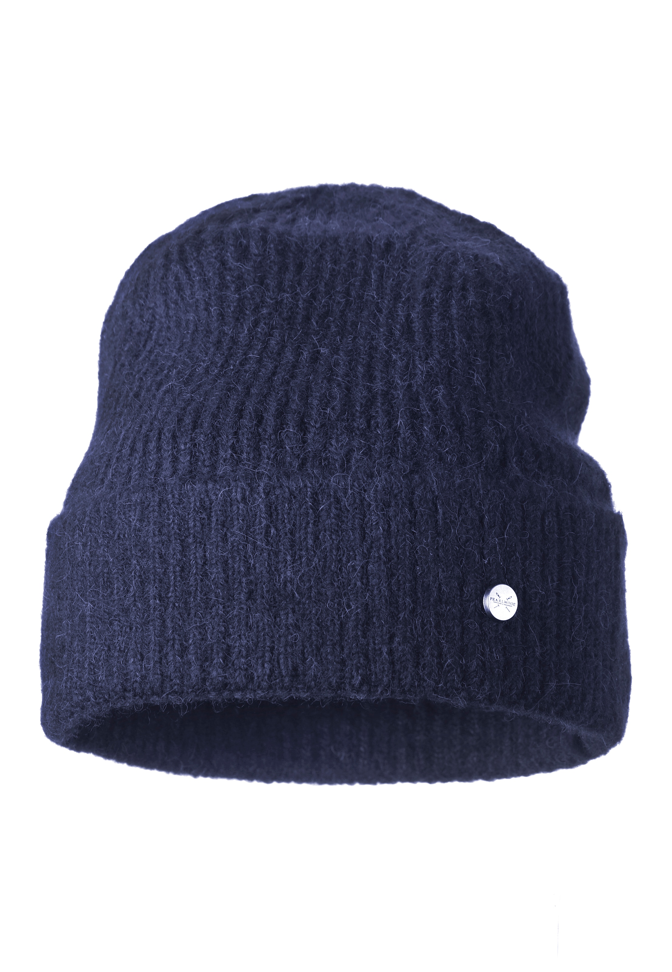 PEARLWOOD Strickmütze »MATS«, Feinripp, Wollanteil, breiter Umschlag, wärmend