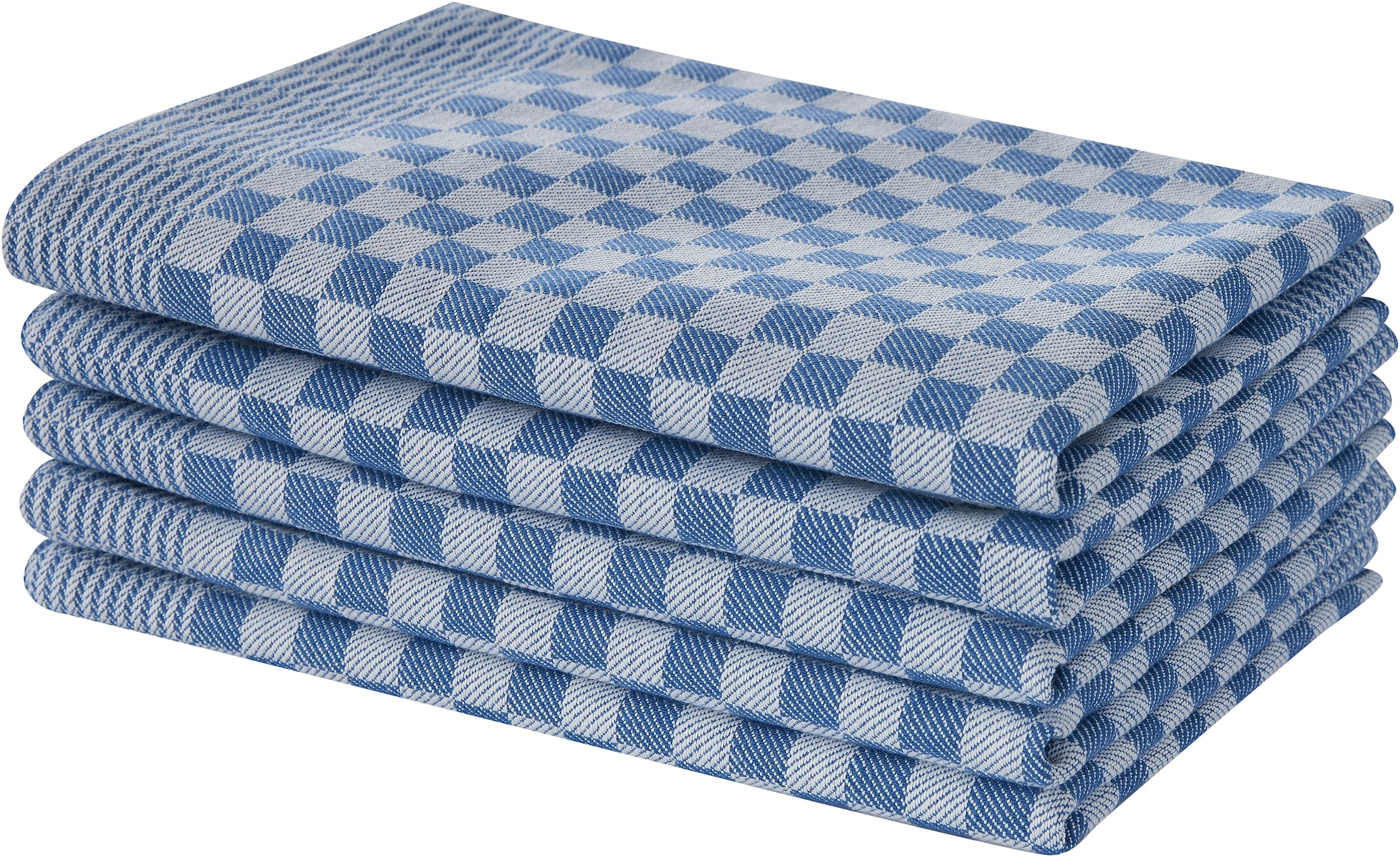 OTTO home Geschirrtuch "Keersten Premium" hochwertig, Grubentuch, 100 % Baumwolle, 5er-Set, 65 × 50 cm