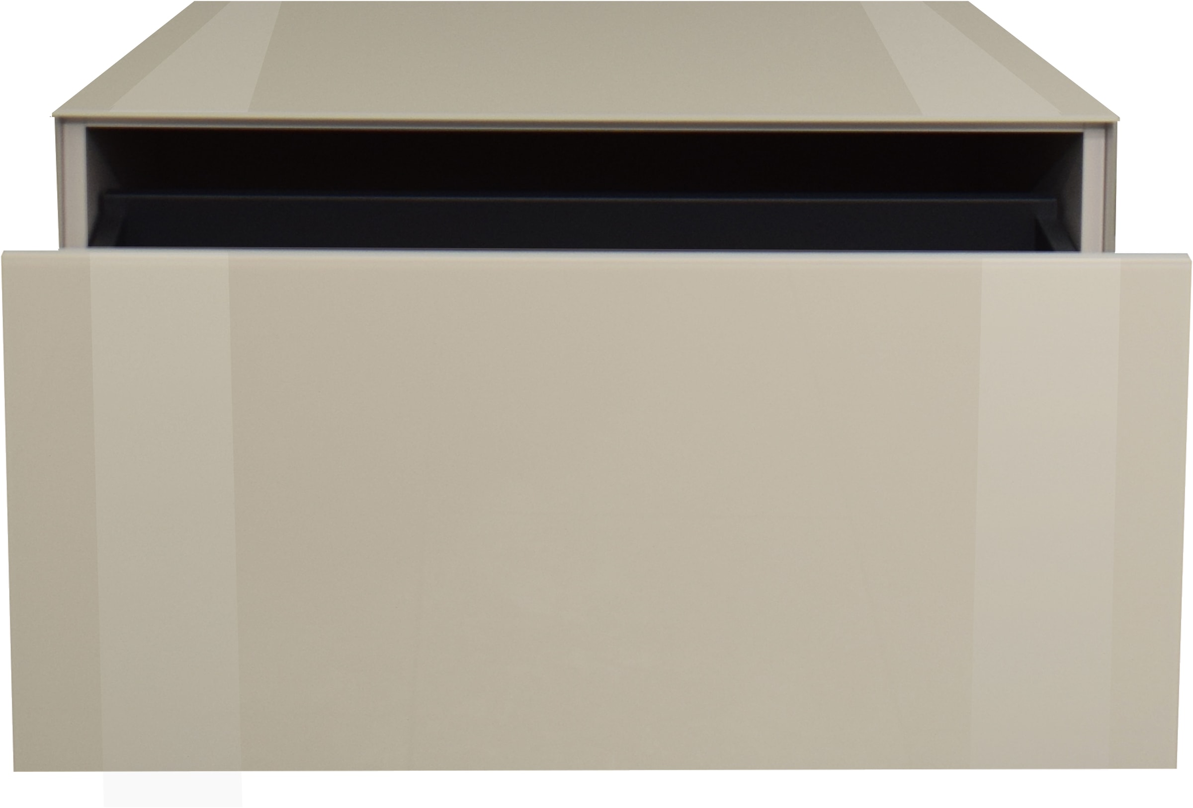 Mäusbacher Couchtisch Couchtisch auf Rollen BHT 75/42/75 cm mit 1 Schublade, 1 offenes Fach
