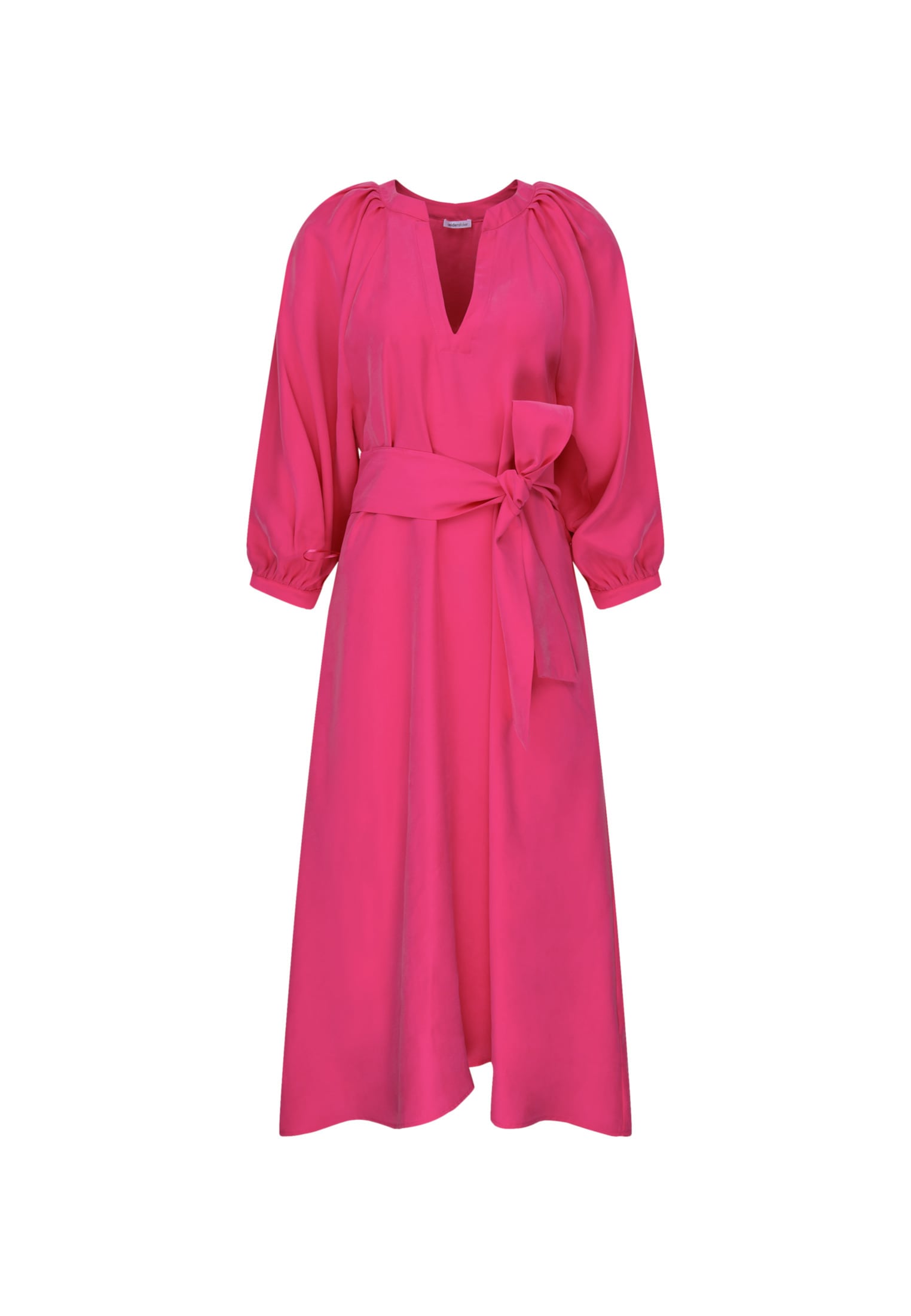 seidensticker Sommerkleid »Schwarze Rose«, 3/4-Arm Rundhals Uni