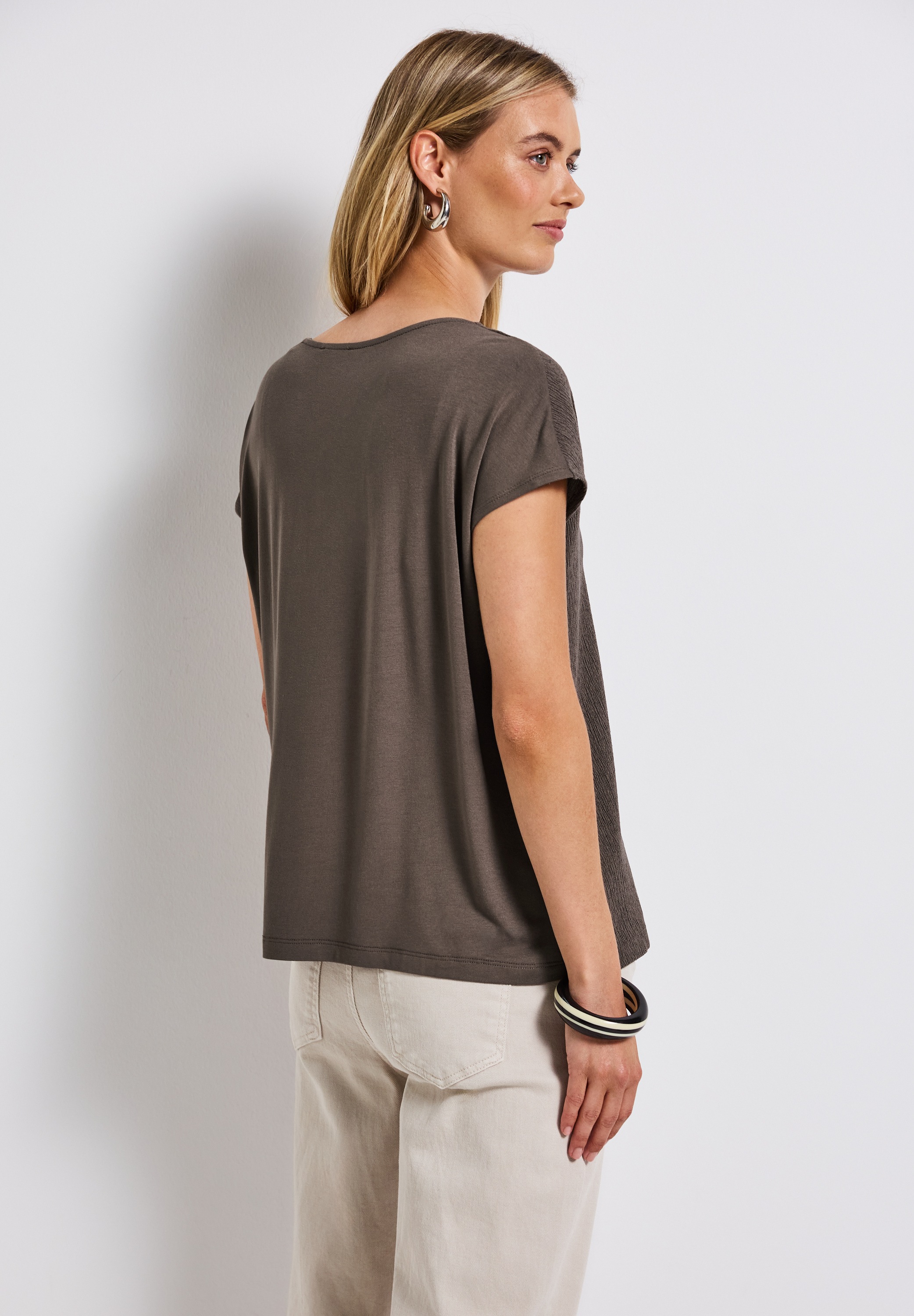 STREET ONE Shirttop mit Struktur