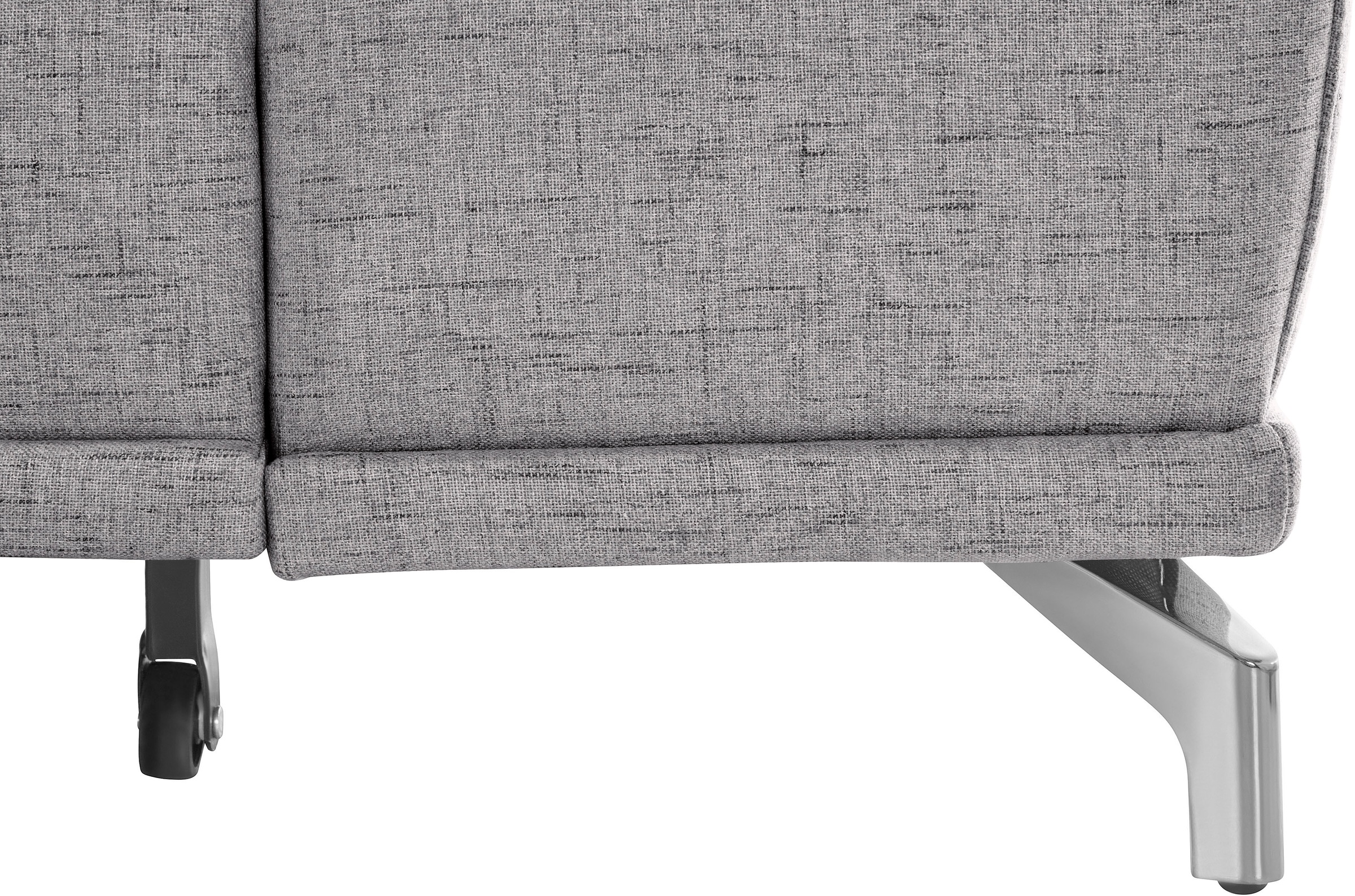 Places of Style Ecksofa Costello, mit Sitztiefenverstellung und Armlehnfunktion, incl. 3 Nierenkissen