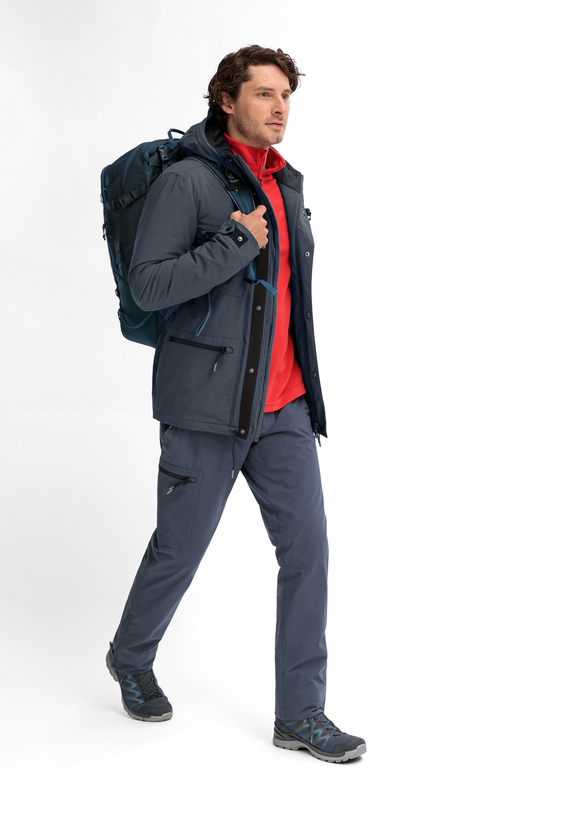 Maier Sports Funktionsjacke »R3 Zed M«, Herren Jacke, wasserdichte Outdoorjacke, Regular Fit