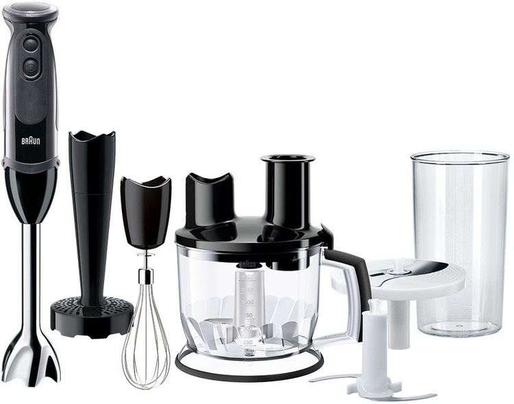 Stabmixer »MQ 5277BK MultiQuick 5 Vario«, 1000 W, mit Schneebesen, Küchenmaschine,...