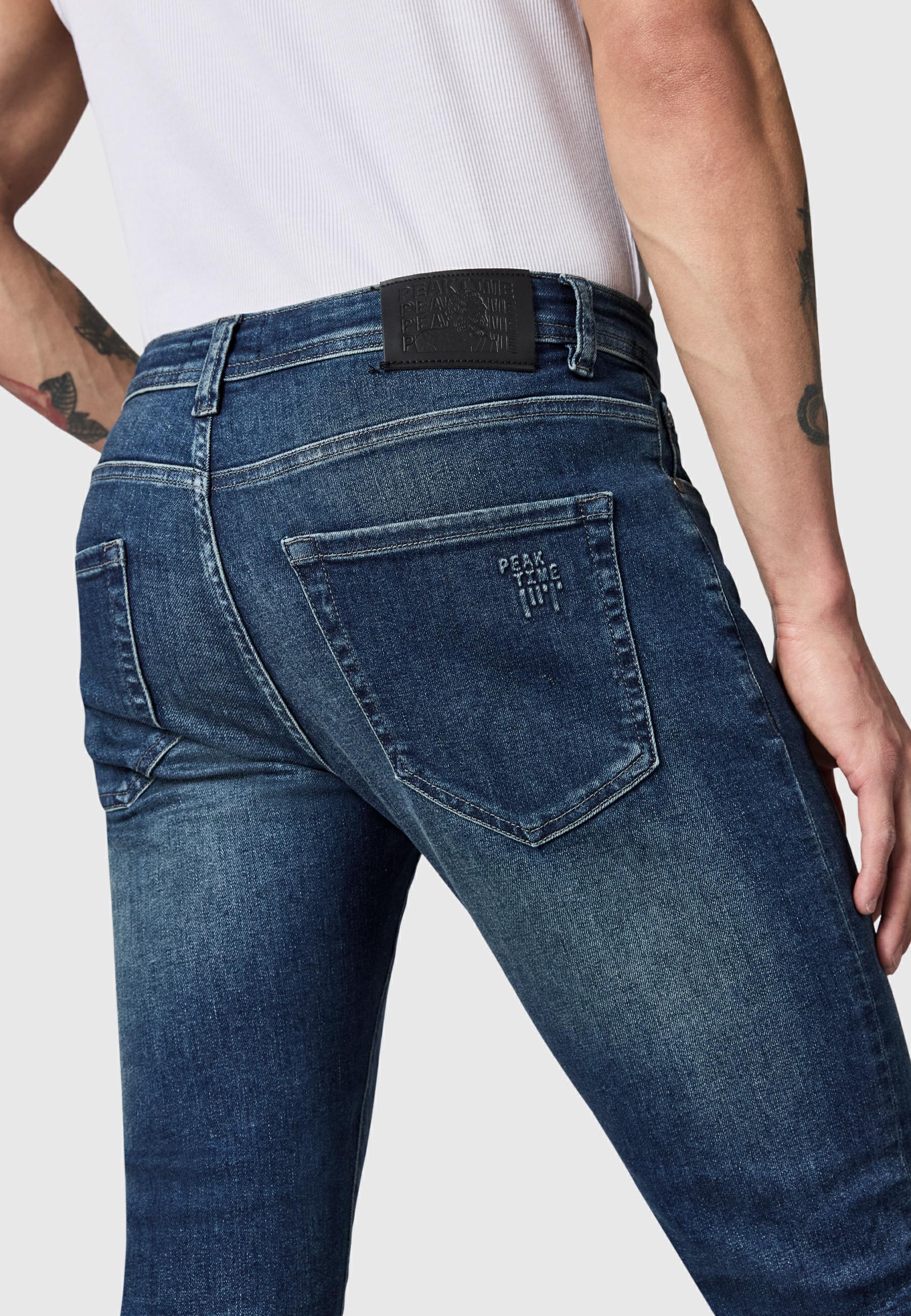 PEAK TIME Slim-fit-Jeans »Slim-fit-Jeans Mailand« Herren Jeans mit super hohem Stretch-Anteil