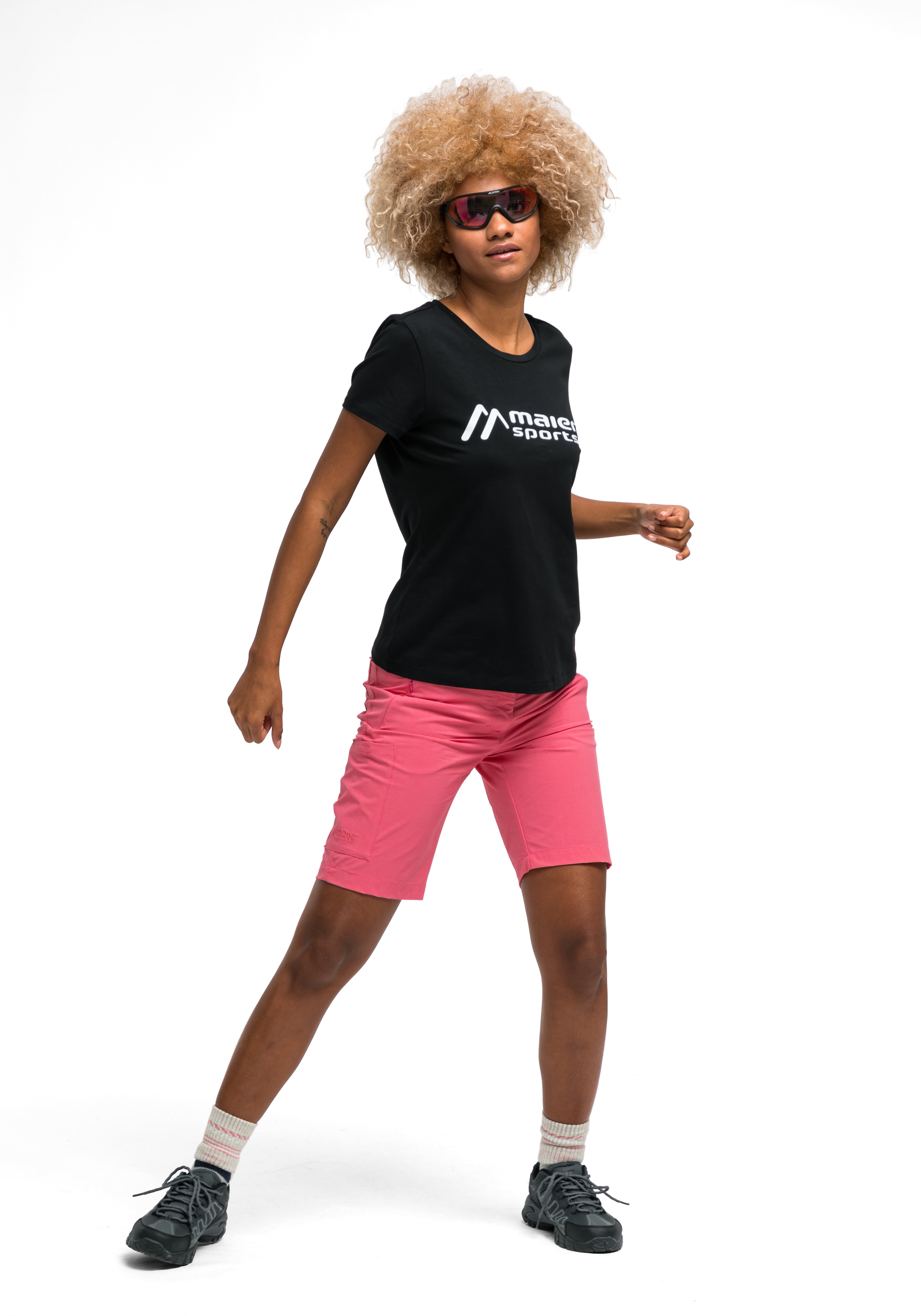 Maier Sports Funktionsshirt »MS Tee W«, Vielseitiges Rundhalsshirt aus elastischem Material