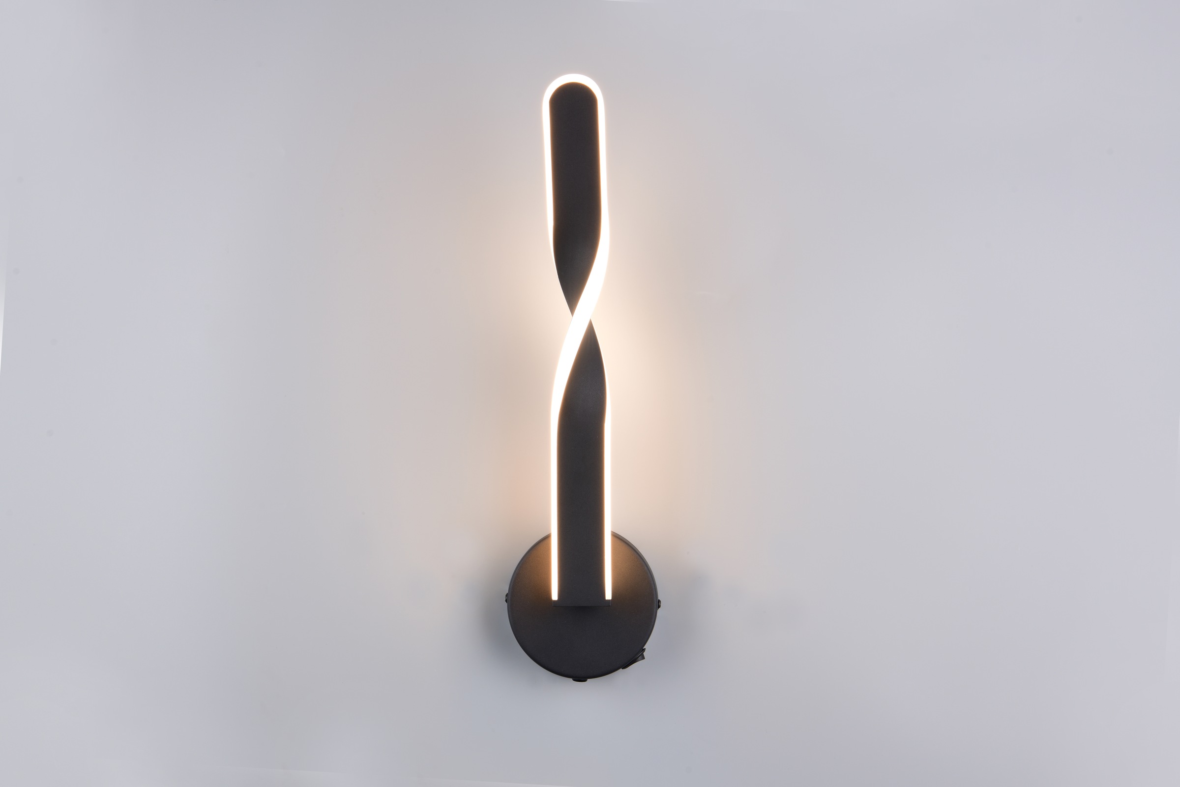 REALITY Leuchten LED Wandleuchte »GINKO, LED Wandlampe mit Schalter, 11W 1250 Lumen 3000K warmweiß« LED-Board 1 Stk. Warmweiß On/Off Kippschalter, elegant geschwungene LED Elemente Höhe 45,5cm