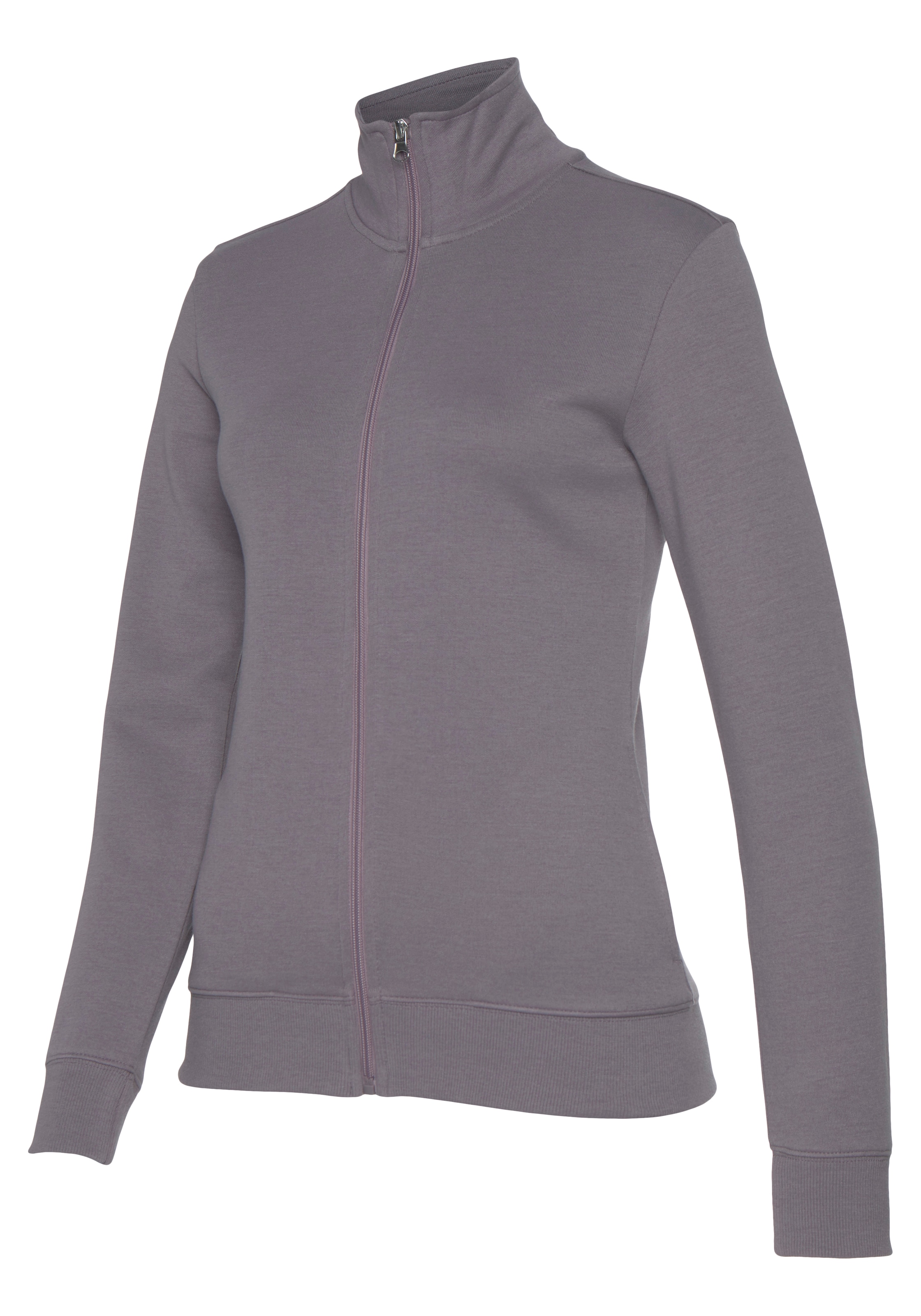 Bench. Loungewear Sweatjacke, mit bestickten Stehkragen, Loungeanzug