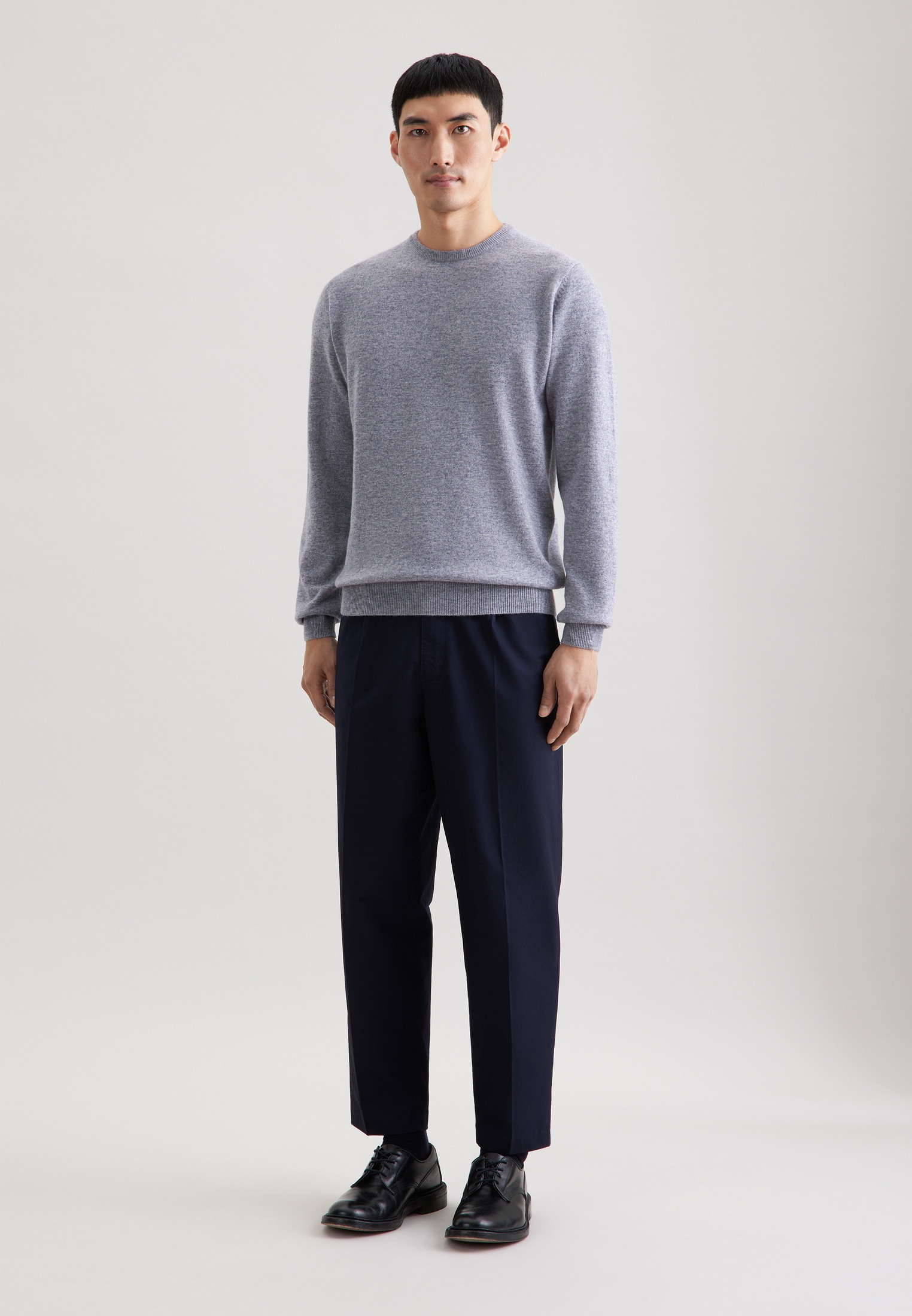 seidensticker Strickpullover »Schwarze Rose« 1/1 Rundhals Uni