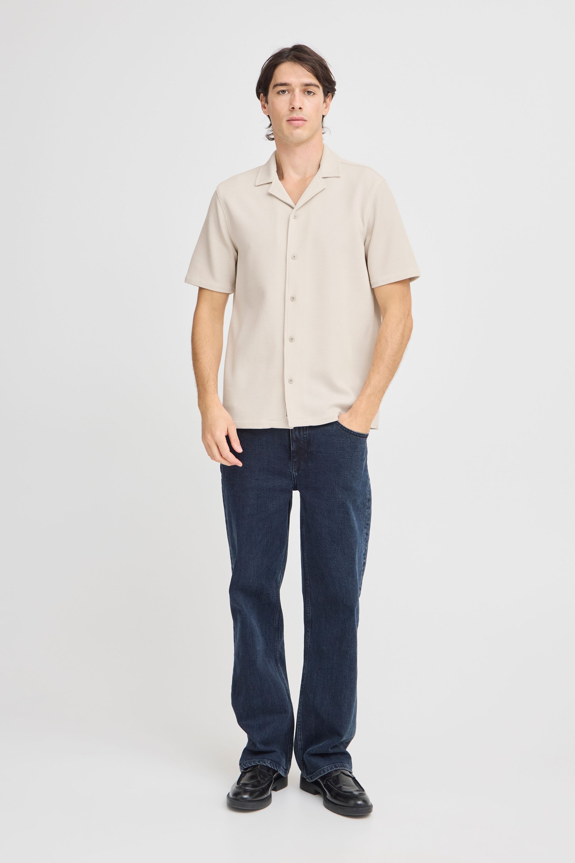 Casual Friday Kurzarmshirt »Kurzarmhemd CFARCHER knitted«
