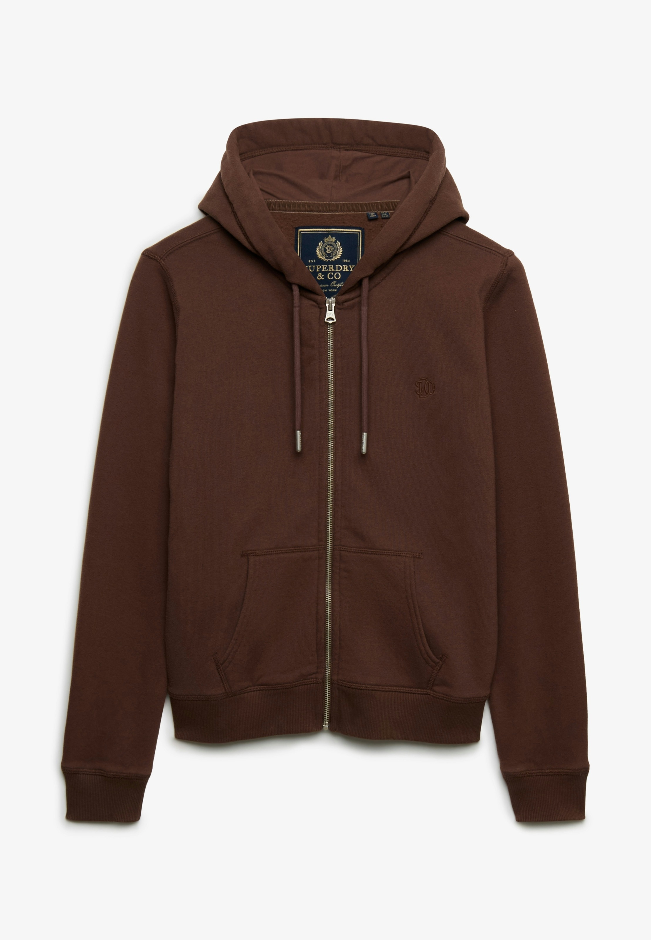 Superdry Kapuzensweatjacke »SIGNATURE EMB ZIPHOOD« Baumwollmischung, relaxed fit