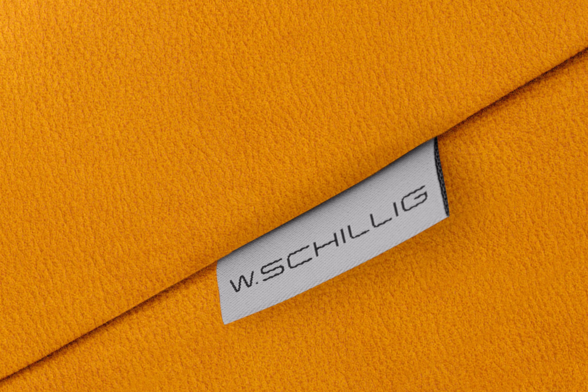 W.SCHILLIG 2-Sitzer »finn«, German Design Award 2016, Fußgestell Nussbaum natur, Breite 210 cm