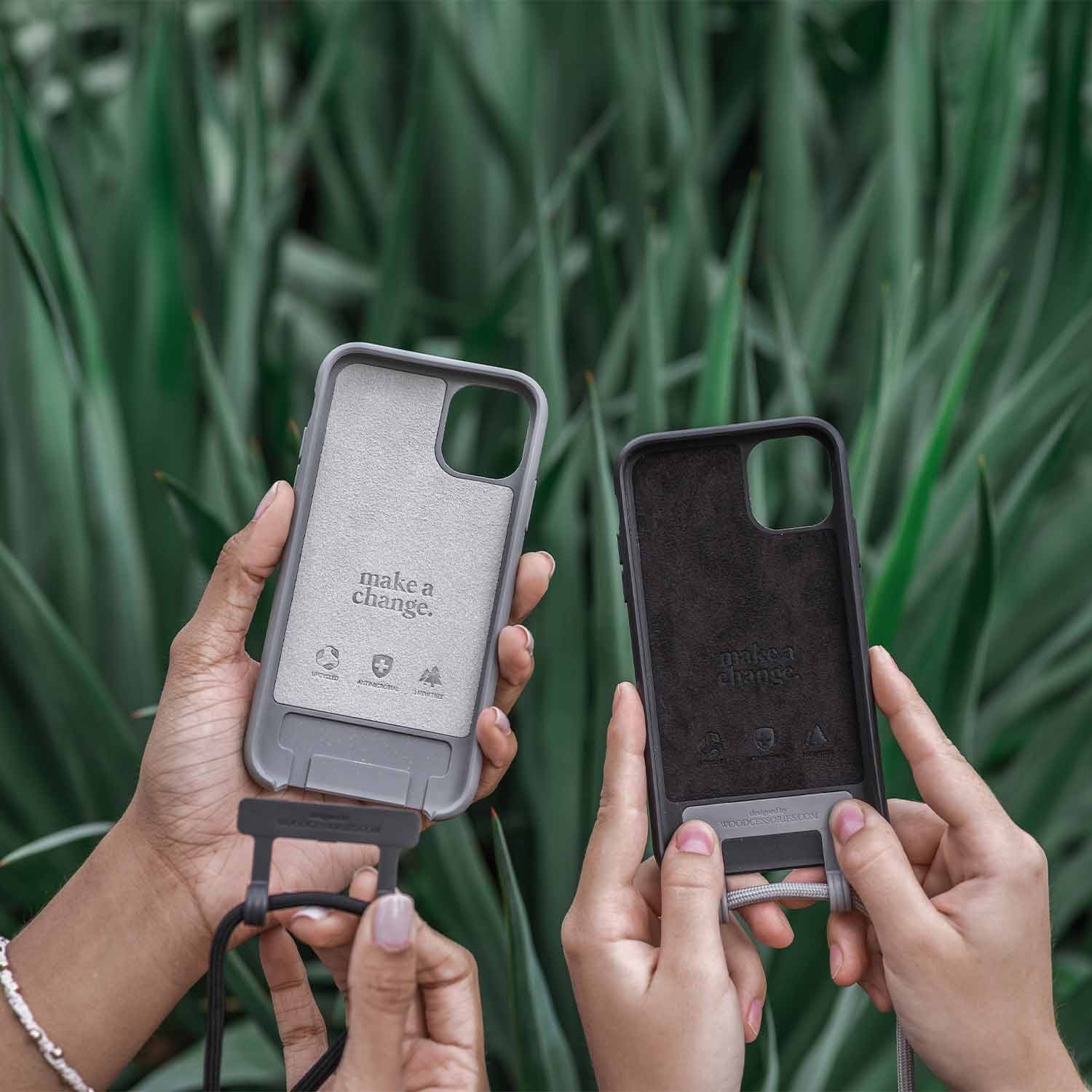 Woodcessories Smartphone-Hülle »Change Case«, iPhone 12-iPhone 12 Pro, 15,5 cm (6,1 Zoll)