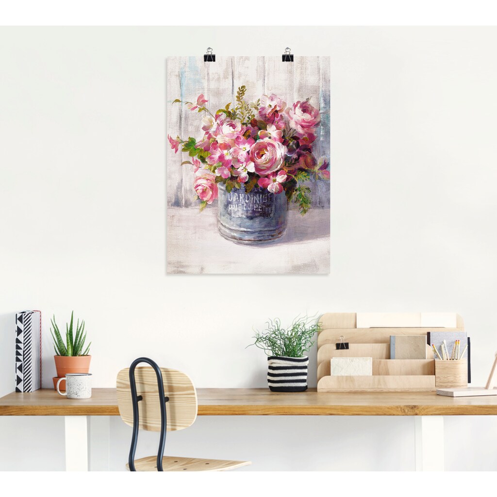Artland Wandbild »Gartenblumen I«, Blumen, (1 St.)
