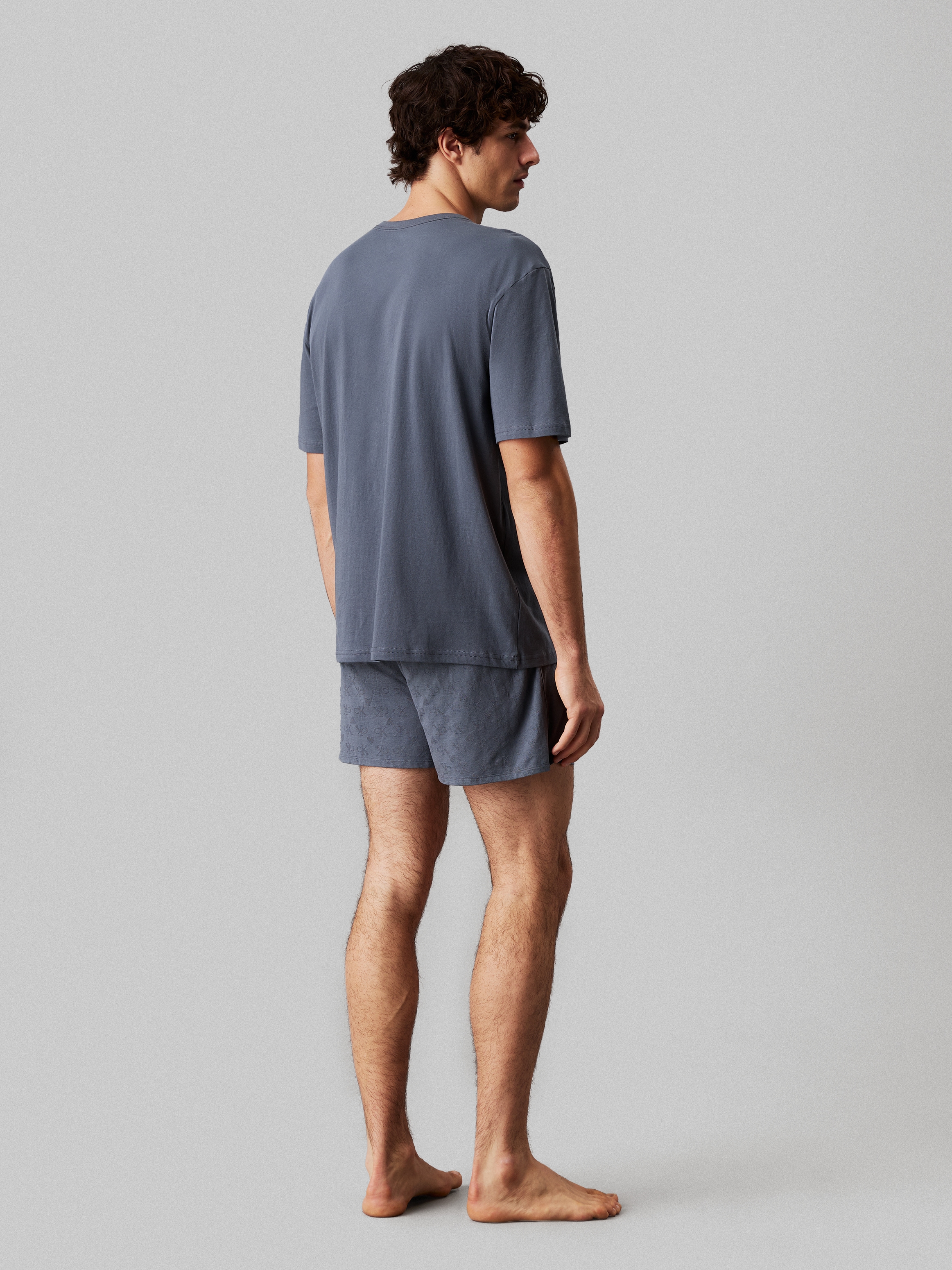Calvin Klein Underwear Shorty »S/S BOXER SET«, (Set, 2 tlg.), mit Brusttasche
