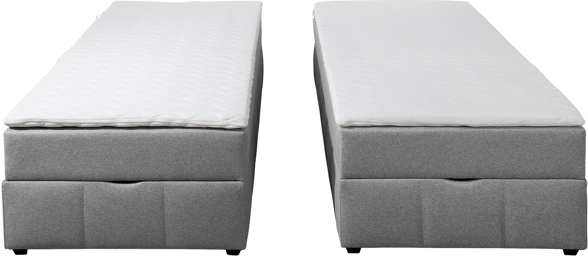 Home affaire Boxbett »Niemes« Boxbett ohne Kopfteil, inkl. Topper