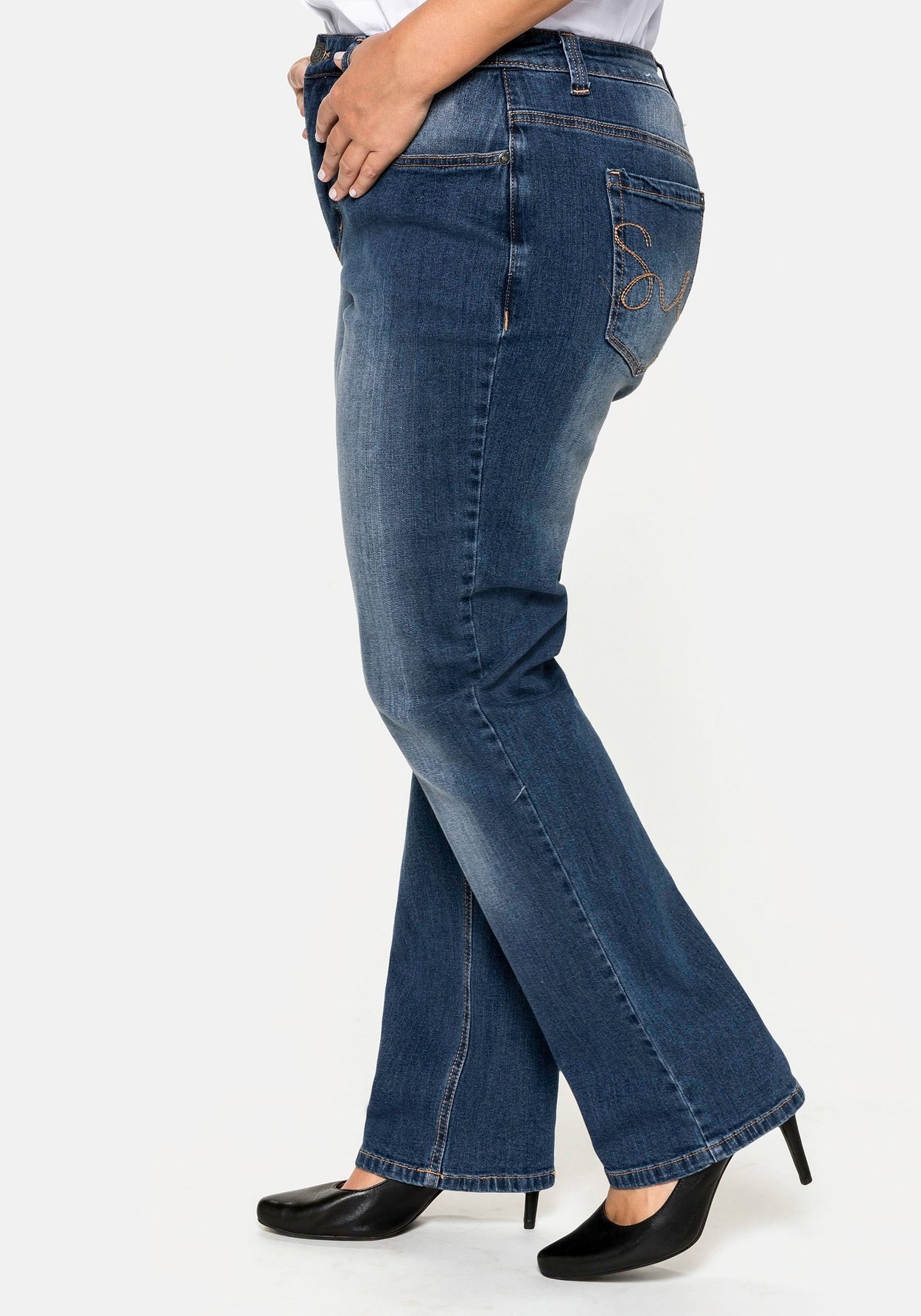 Sheego Stretch-Jeans »Shaping-Jeans Bauch-weg-Effekt«