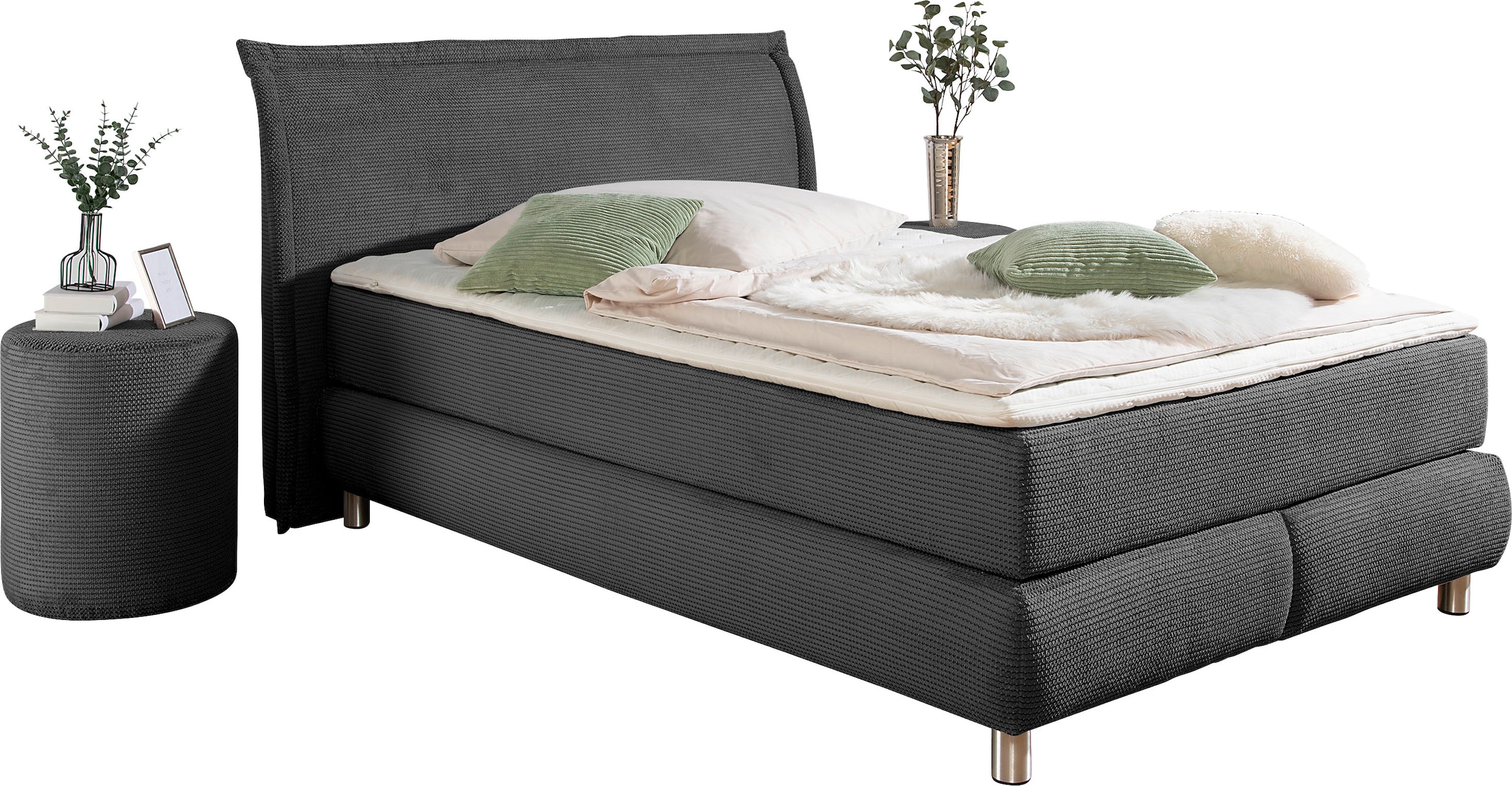 INOSIGN Boxspringbett »"Coloma" erhältlich in H2, H3 oder H4 inkl. Topper«, in H2, H3 oder H4 erhältlich