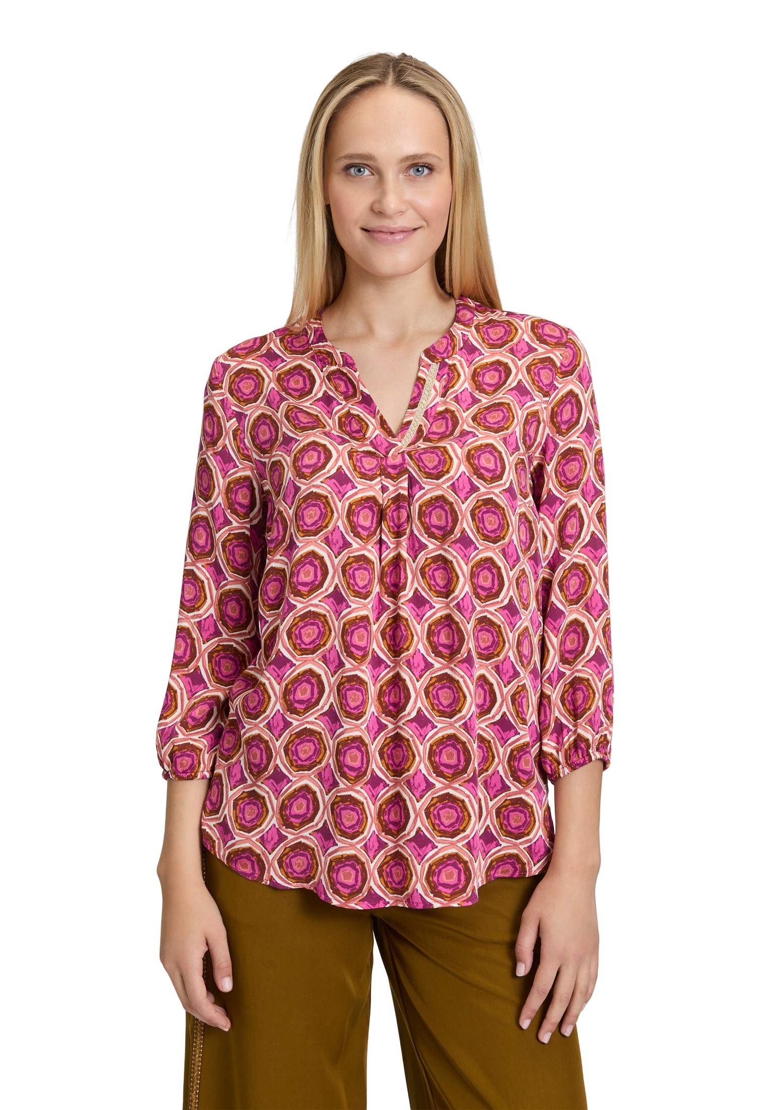 Cartoon Klassische Bluse »Blusenshirt mit Muster«