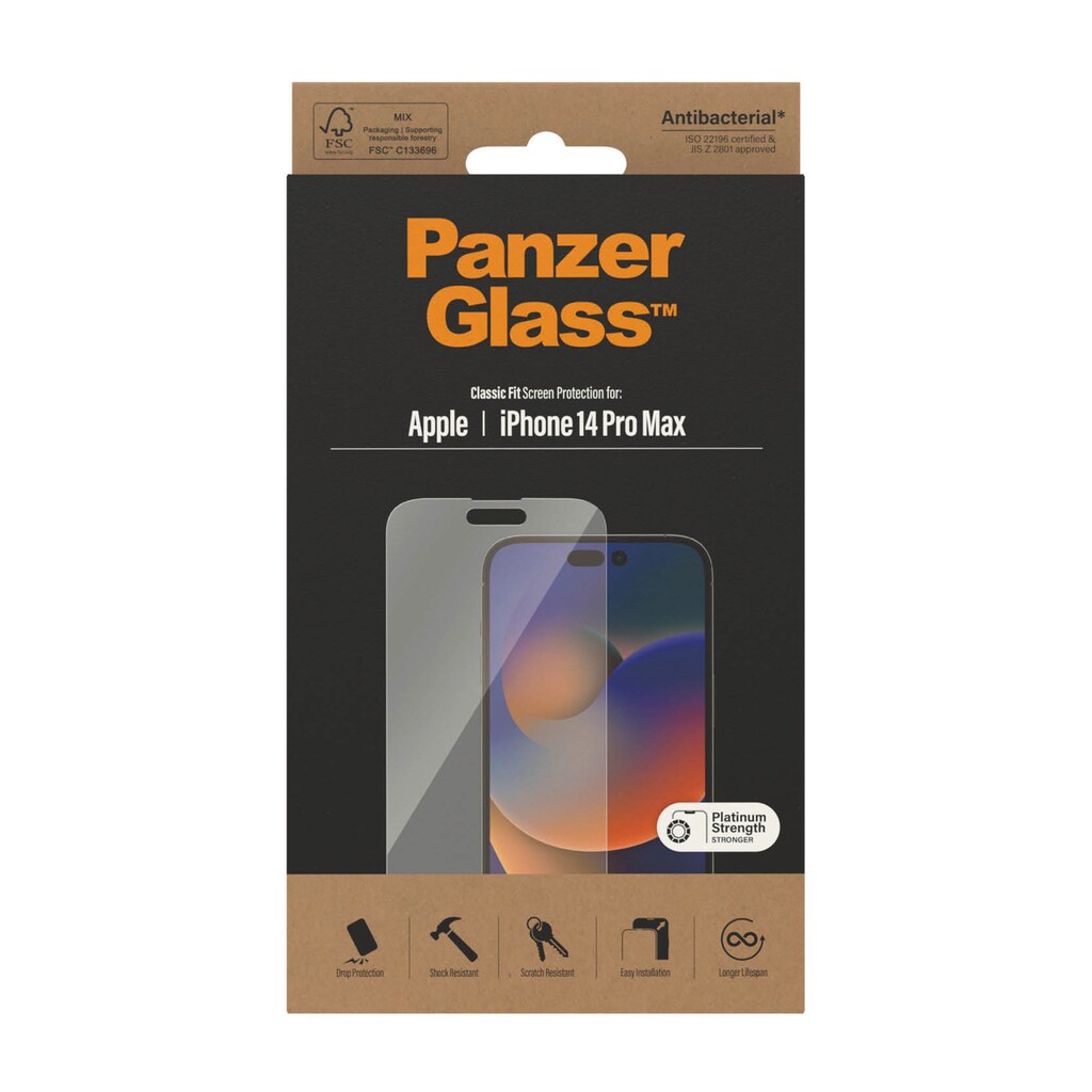 PanzerGlass Displayschutzglas »iPhone 14 Pro Max AB«