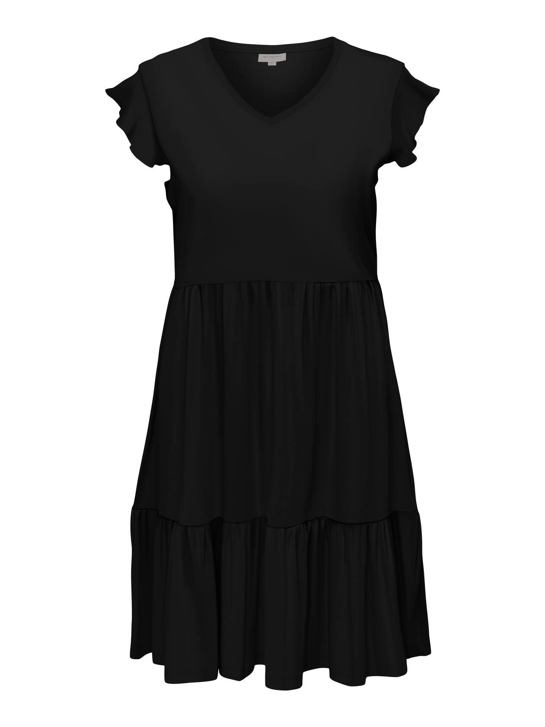 Jerseykleid »CARMAY LIFE CAP SL FRILL DRESS JRS NOOS«, mit Volant