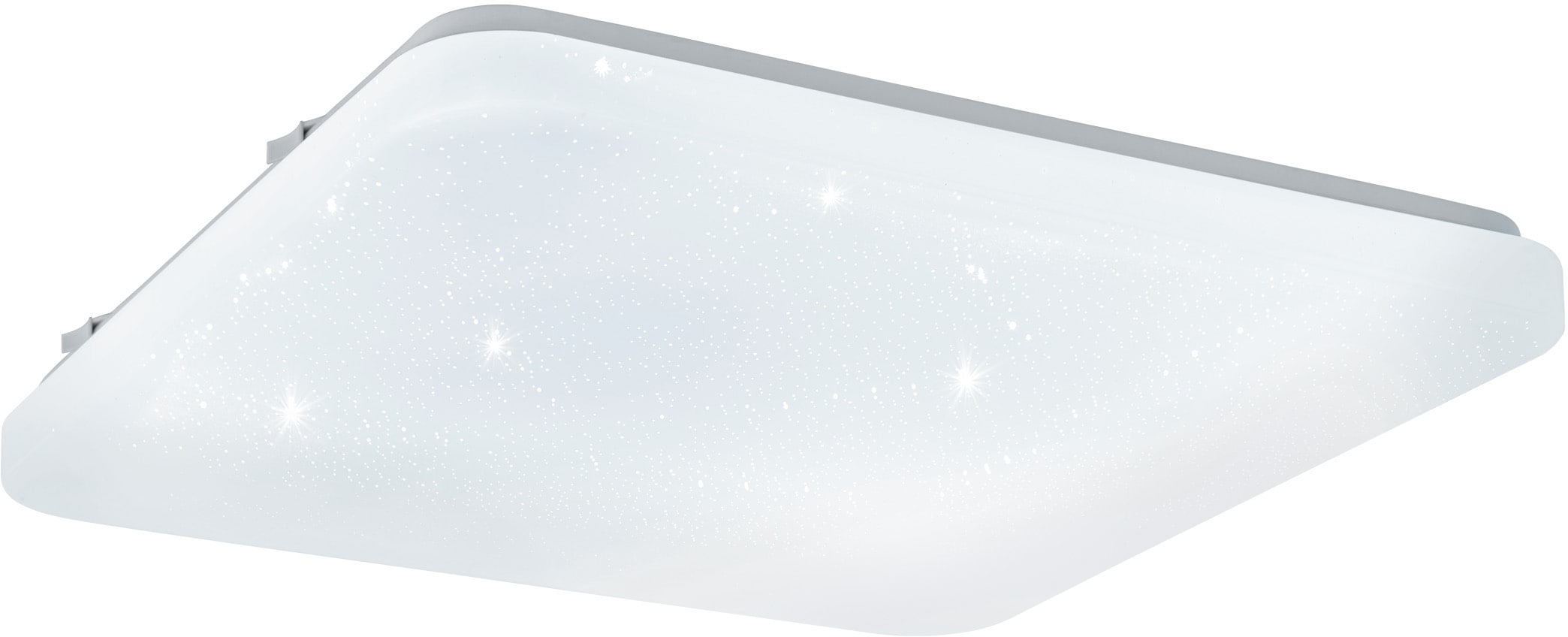 EGLO LED Deckenleuchte »FRANIA-S«, LED-Board, Warmweiß, weiß / L33 x H7 x  B33 cm / inkl. 1 x LED-Platine (je 14,6W, 1600lm, 3000K) / Deckenlampe -  Sternenhimmel - warmweißes Licht - Schlafzimmerlampe -