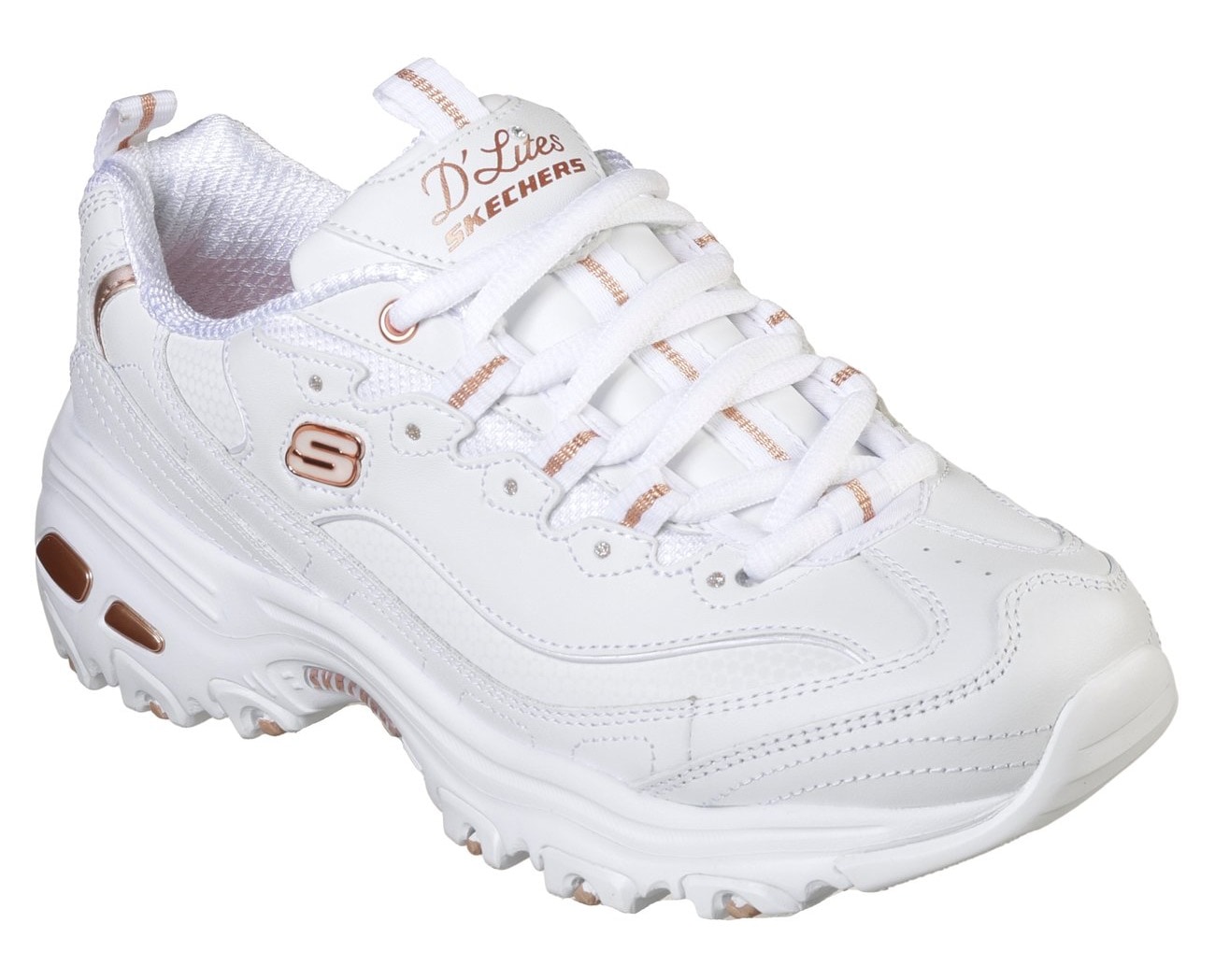 Skechers Sneaker »D´Lites-Fresh Start«, Freizeitschuh, Halbschuh, Schnürschuh mit Bio-Dri-Ausstattung