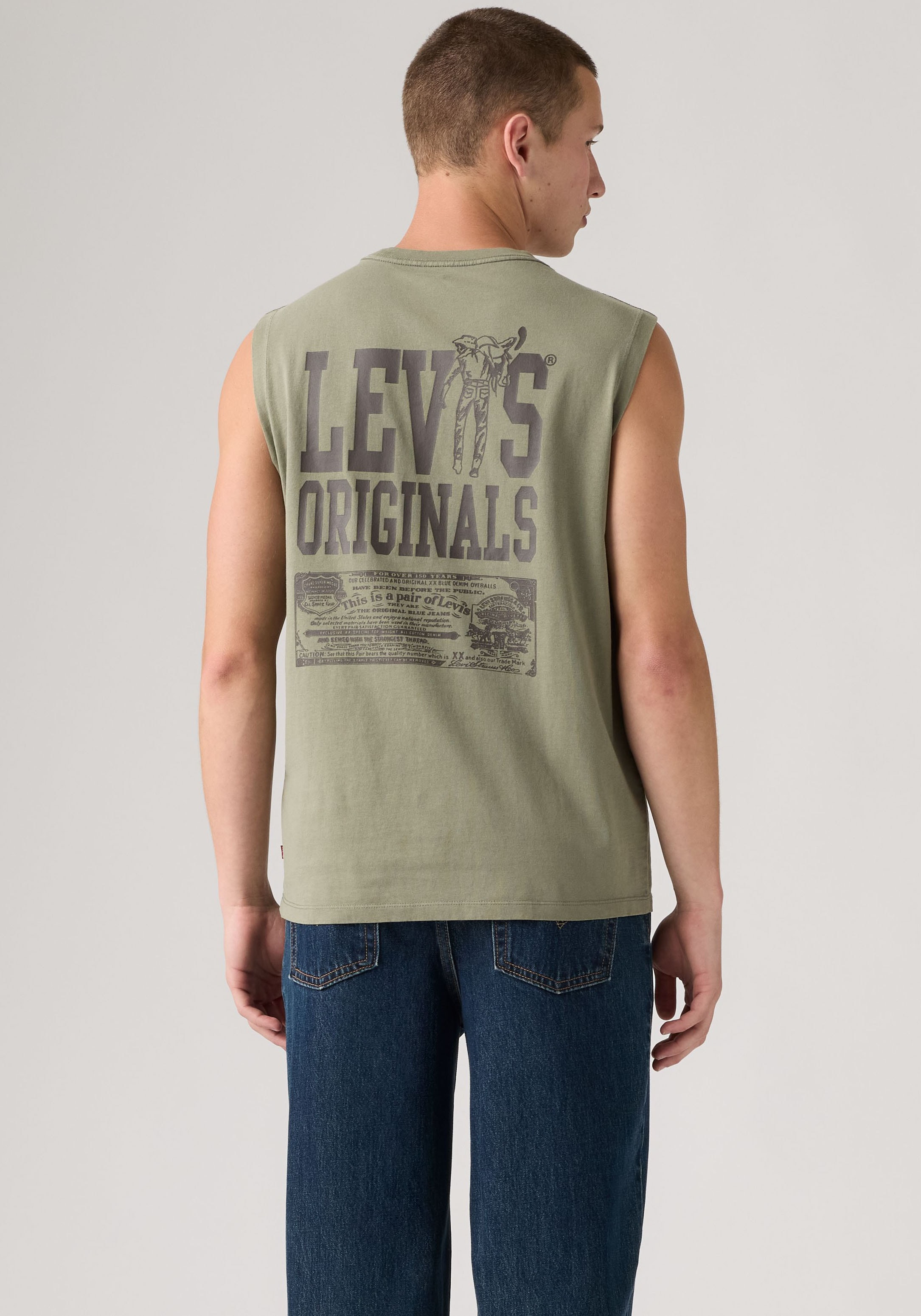 Levi's® Muskelshirt »GR MUSCLE TANK« Vorder- und Rückenteil mit Druck