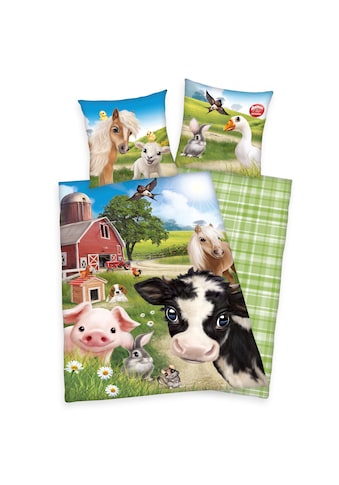 Herding Kinderbettwäsche »Animal Club Farm World, Baumwoll-Renforcé«, (2 tlg.) kaufen