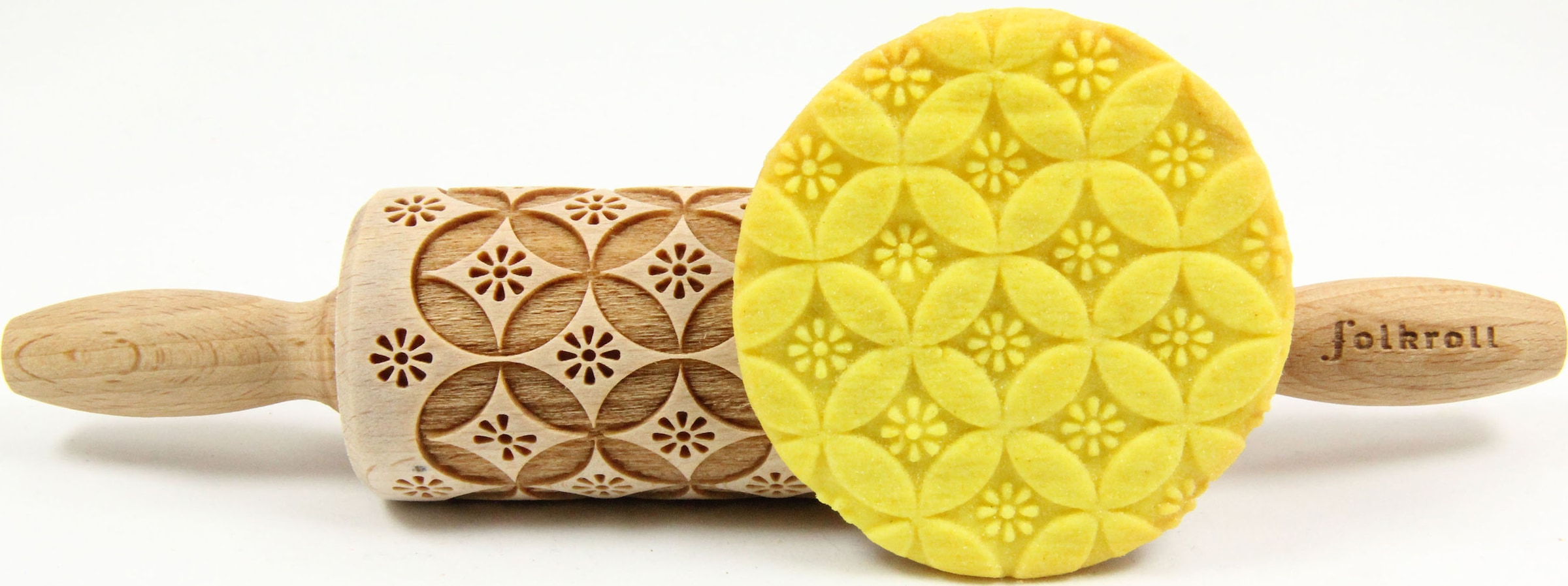 folkroll Teigroller »3D-Motiv-Teigrolle« China