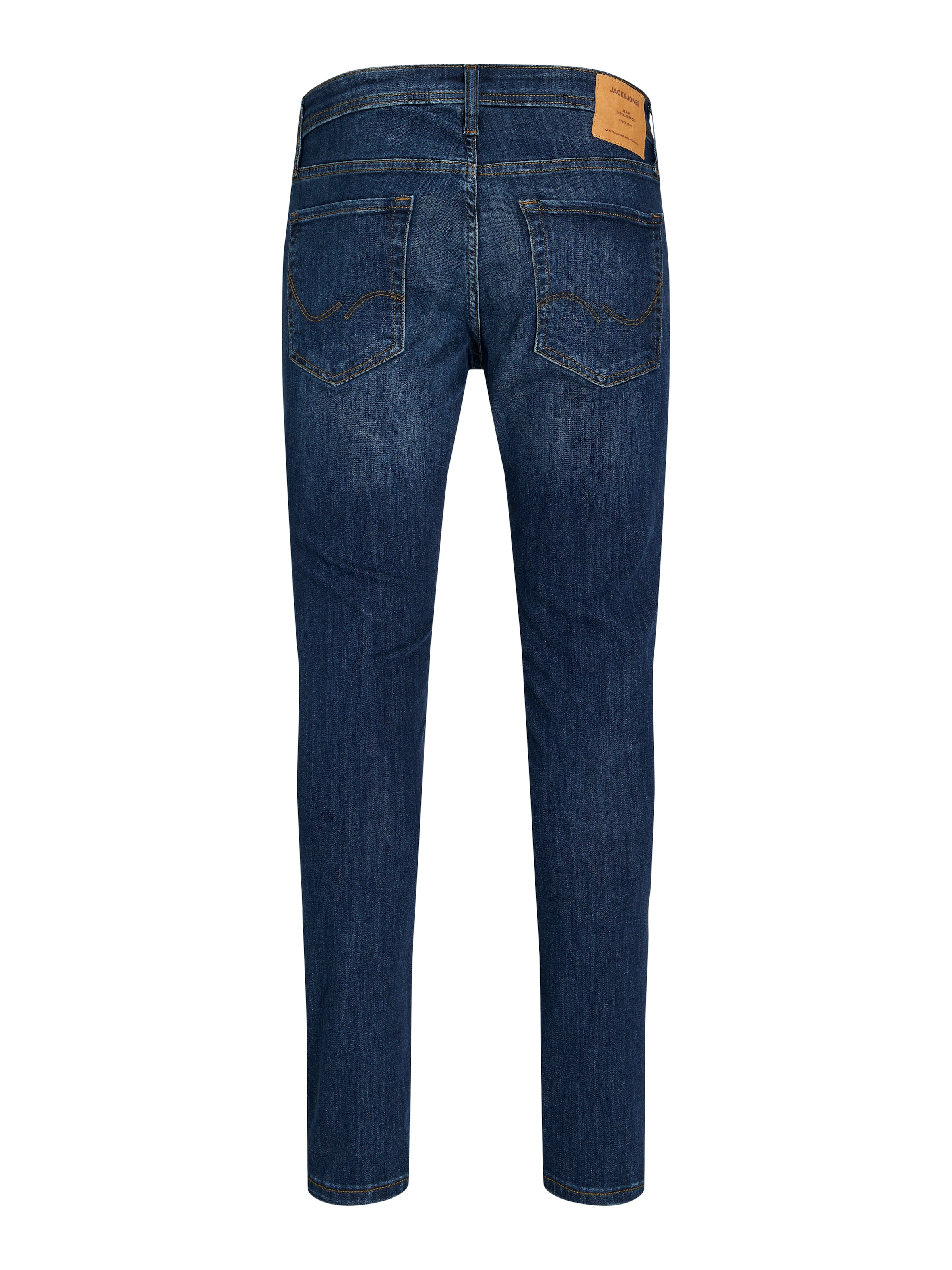 Jack & Jones Slim-fit-Jeans »JJIGLENN  Slim-Fit mit Stretch und praktischer 5-Pocket-Form« mit Abriebeffekten