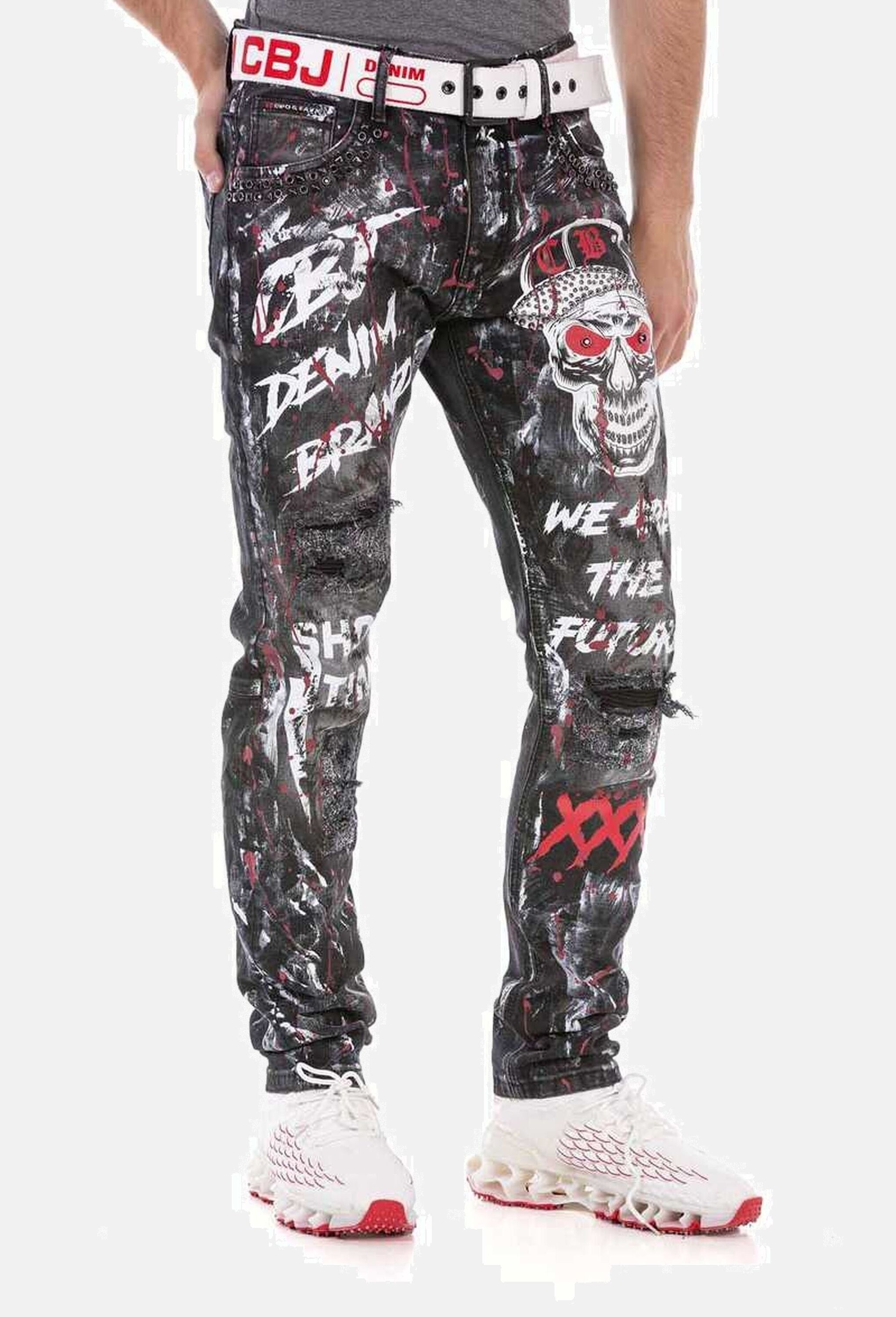 Cipo & Baxx 5-Pocket-Jeans »Cipo & Baxx Jeans« im lässigen Streetstyle, CD700