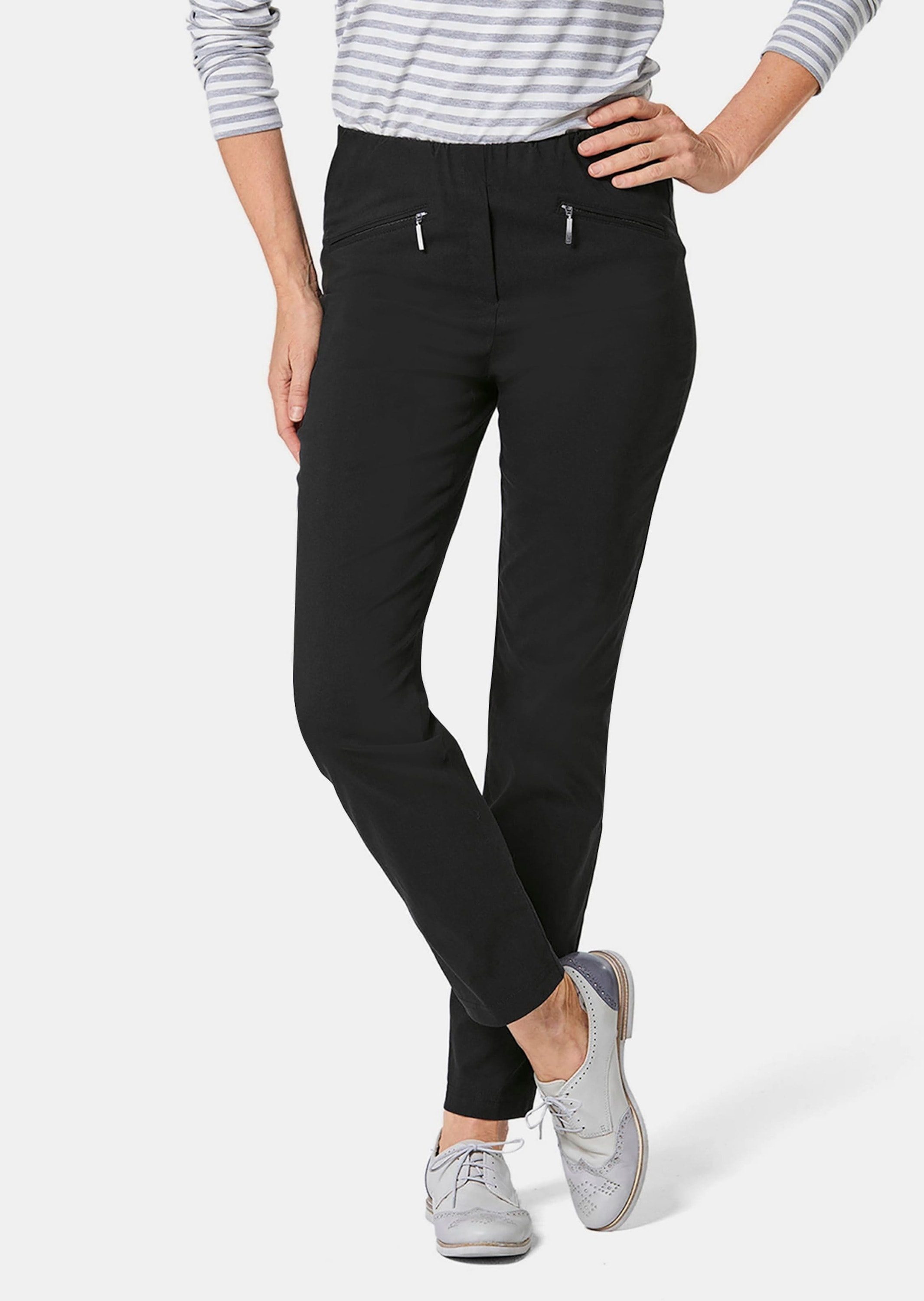 GOLDNER 2-in-1-Hose »Bengalinhose LOUISA Superelastische Hose LOUISA mit Reißverschlusstaschen«