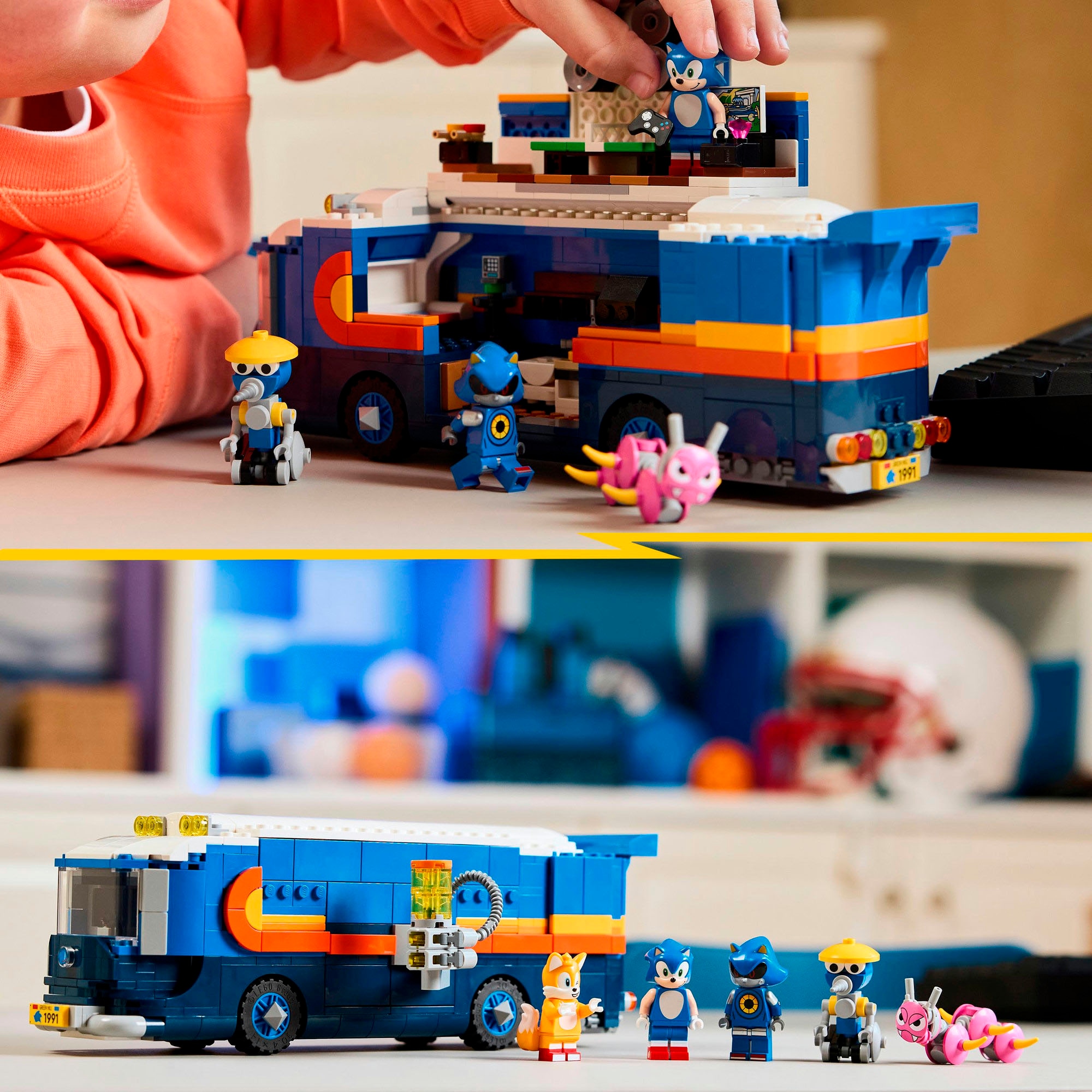 LEGO® Konstruktionsspielsteine »Team Sonics Kommando-Truck (77006), LEGO Sonic« Made in Europe