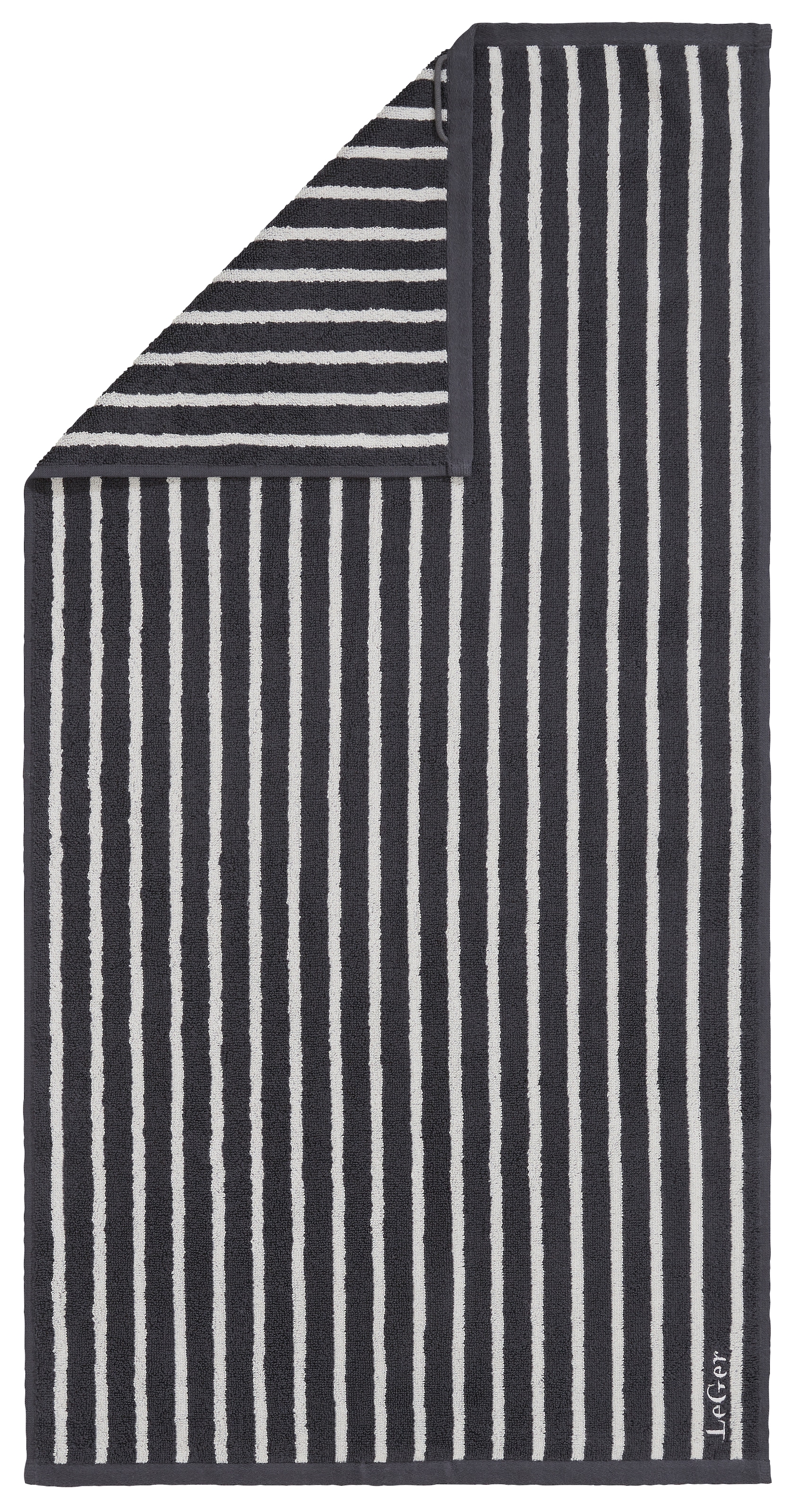 LeGer Home by Lena Gercke Handtuch Set »Tamsin, Duschtücher, Handtücher, Gästetücher, Premium 500 gr/m²« Set 6 Stk. Frottier mit Logostikerei, 100% Baumwolle, gestreift, weich, 5 Jahre Garantie