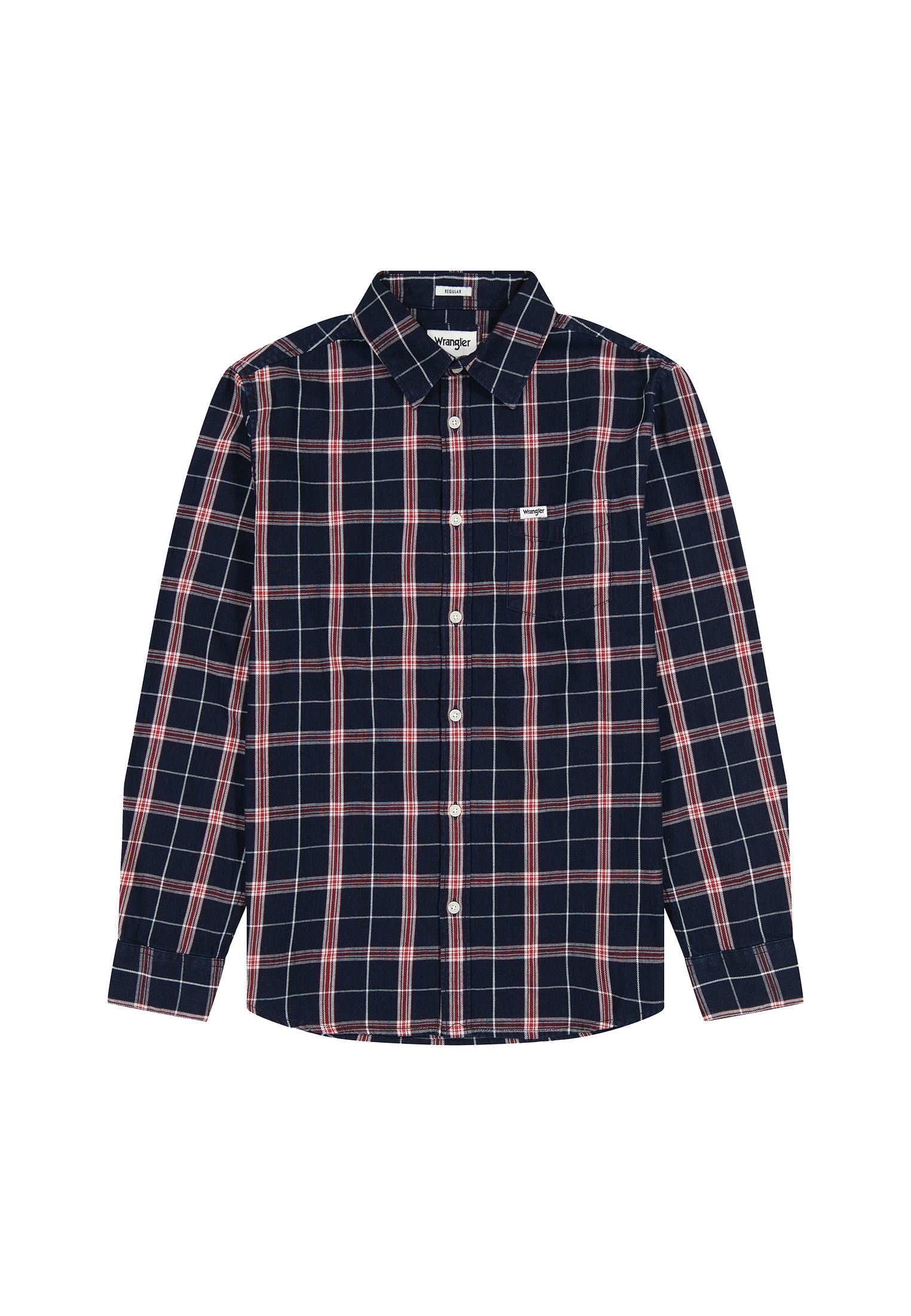 Wrangler Langarmhemd »1 PKT SHIRT«, mit Karomuster